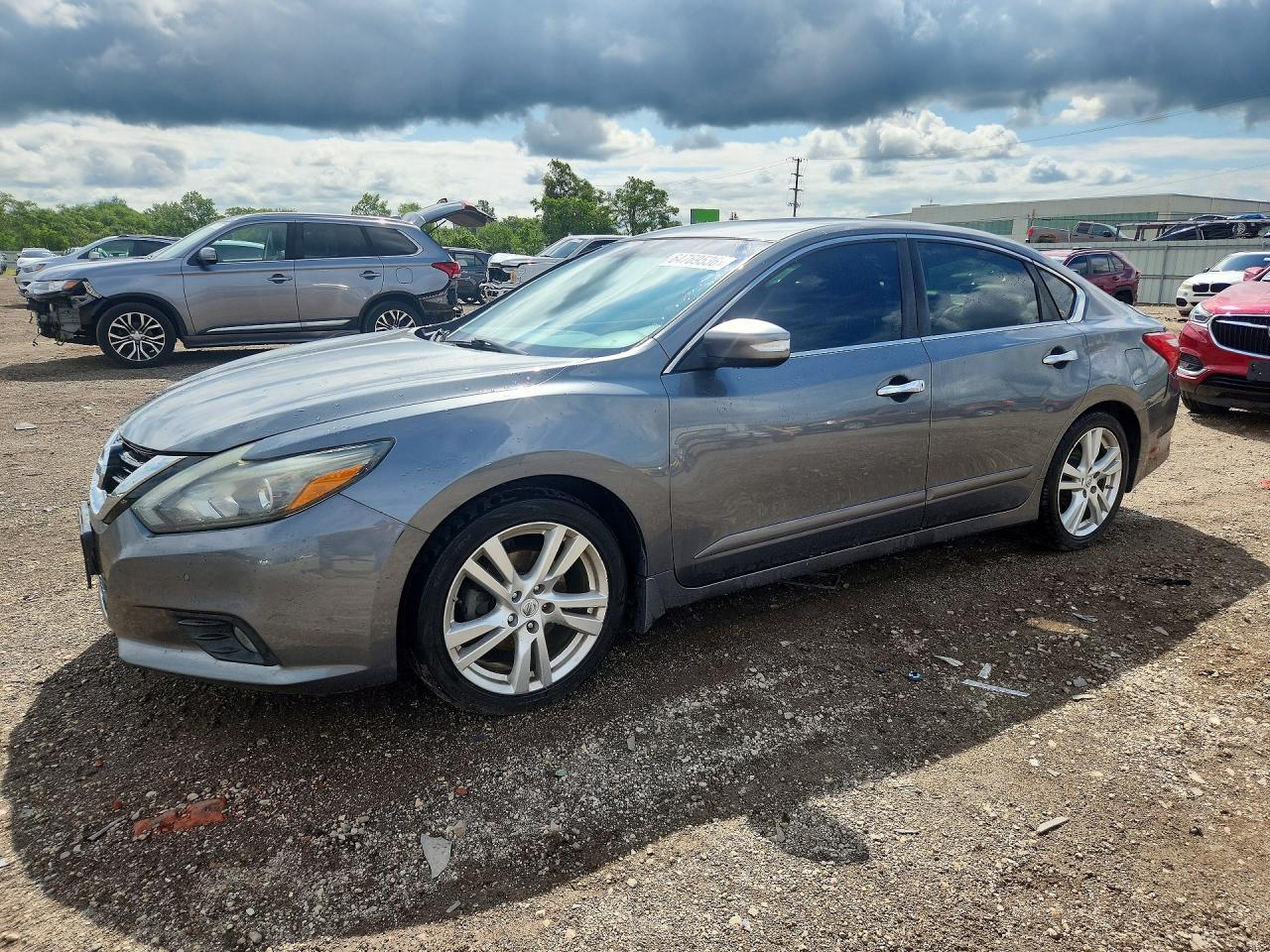 2017 Nissan Altima 3.5 Sl Gray vin: 1N4BL3AP9HC205099