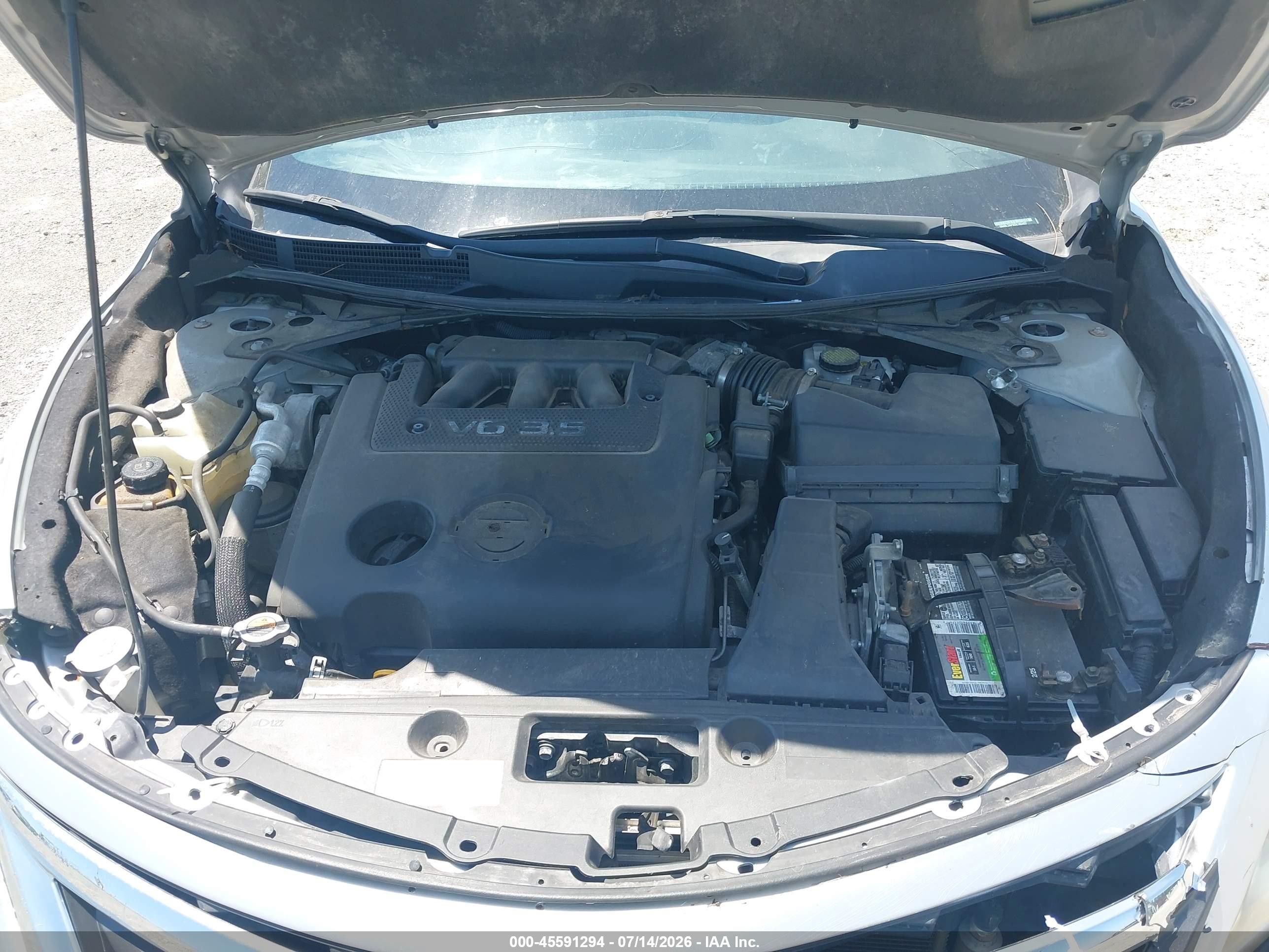 2013 Nissan Altima 3.5 Sv Silver vin: 1N4BL3APXDC162497