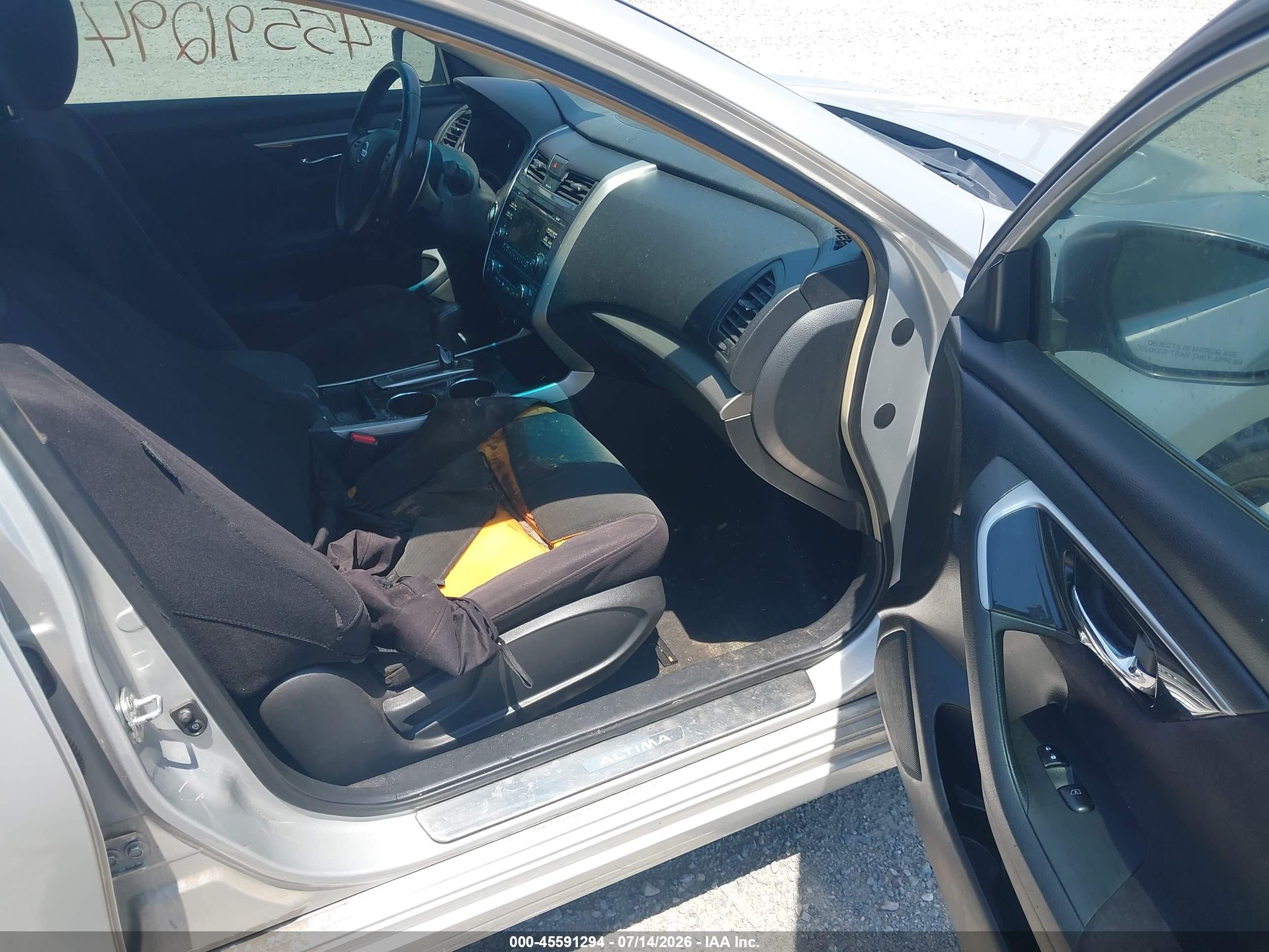 2013 Nissan Altima 3.5 Sv Silver vin: 1N4BL3APXDC162497