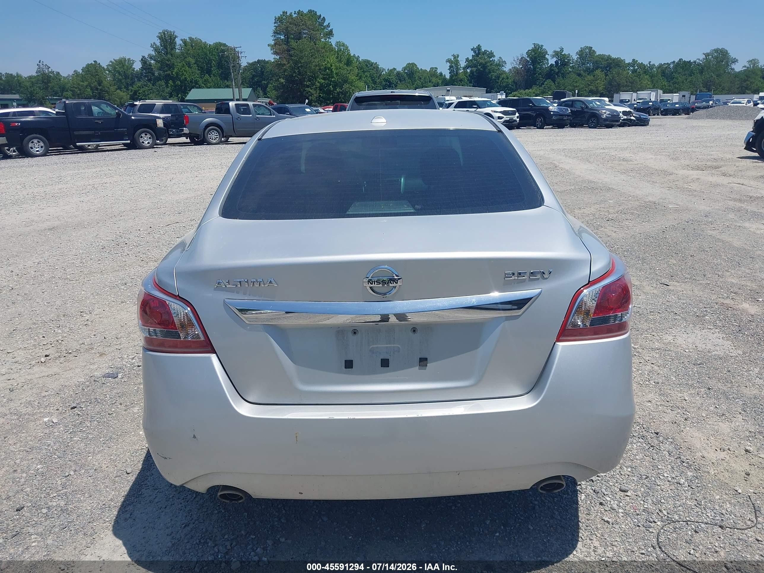 2013 Nissan Altima 3.5 Sv Silver vin: 1N4BL3APXDC162497