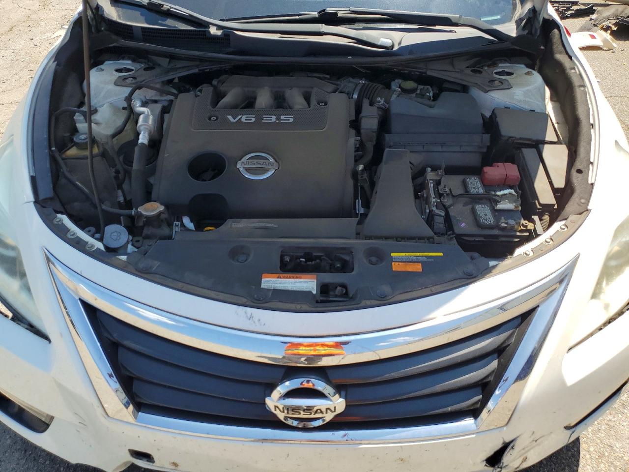 2013 Nissan Altima 3.5 S White vin: 1N4BL3APXDC164640