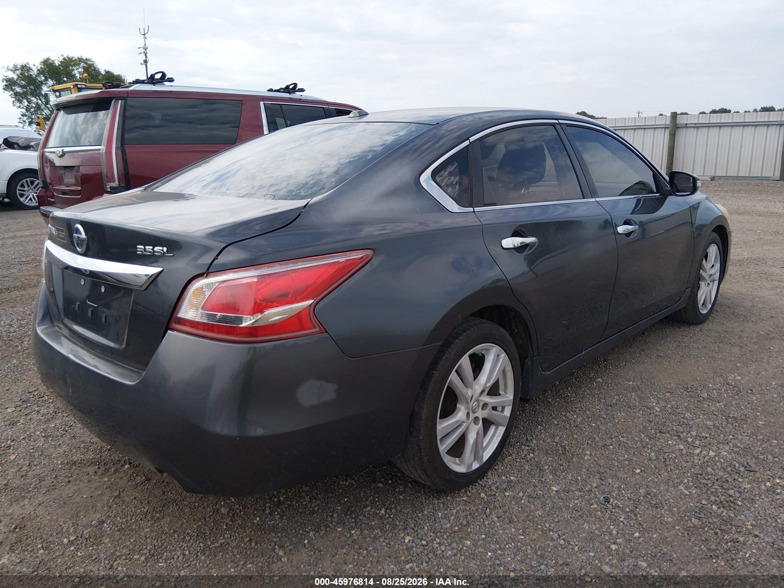 2013 Nissan Altima 3.5 Sl Gray vin: 1N4BL3APXDN423048
