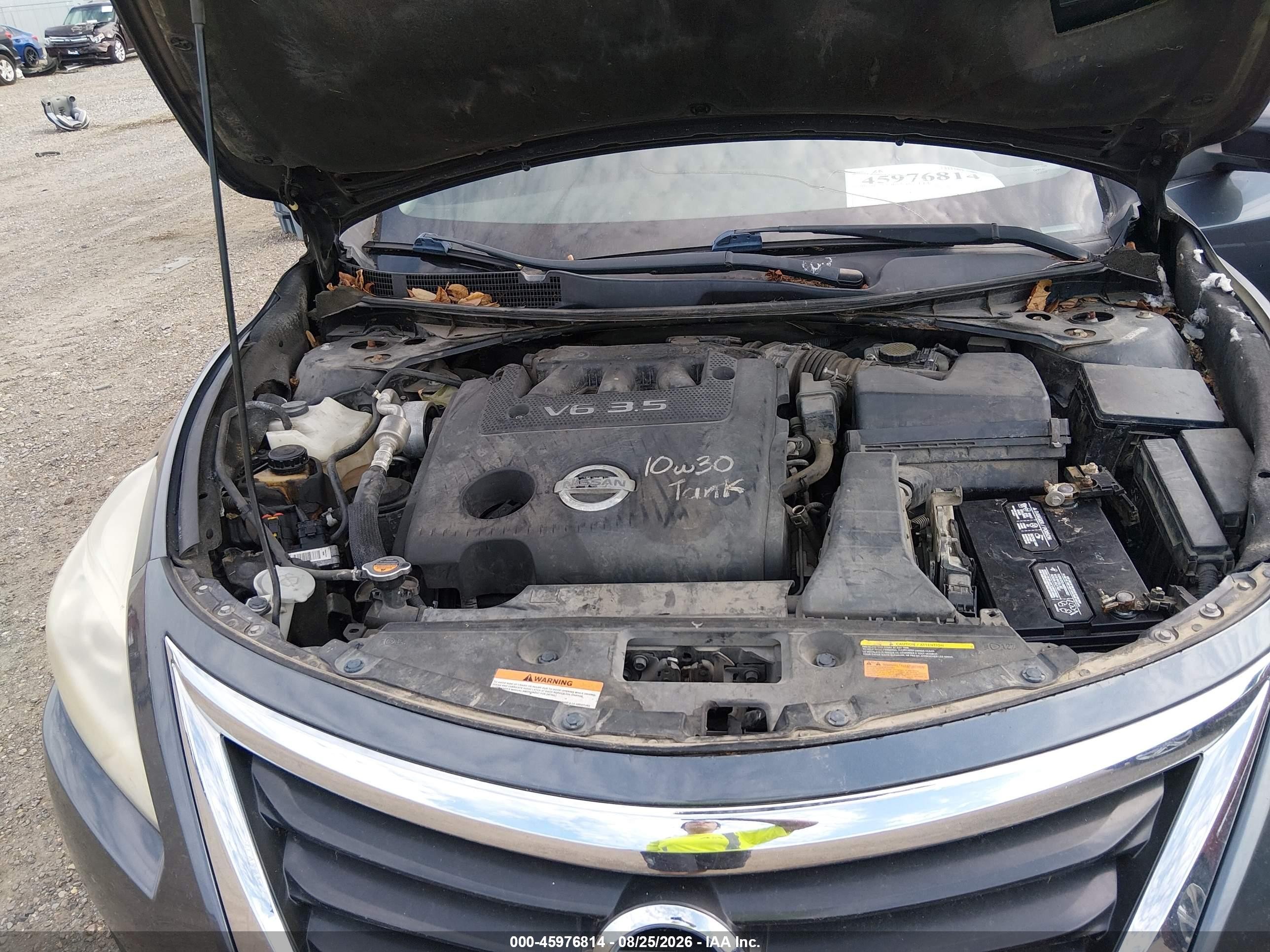 2013 Nissan Altima 3.5 Sl Gray vin: 1N4BL3APXDN423048