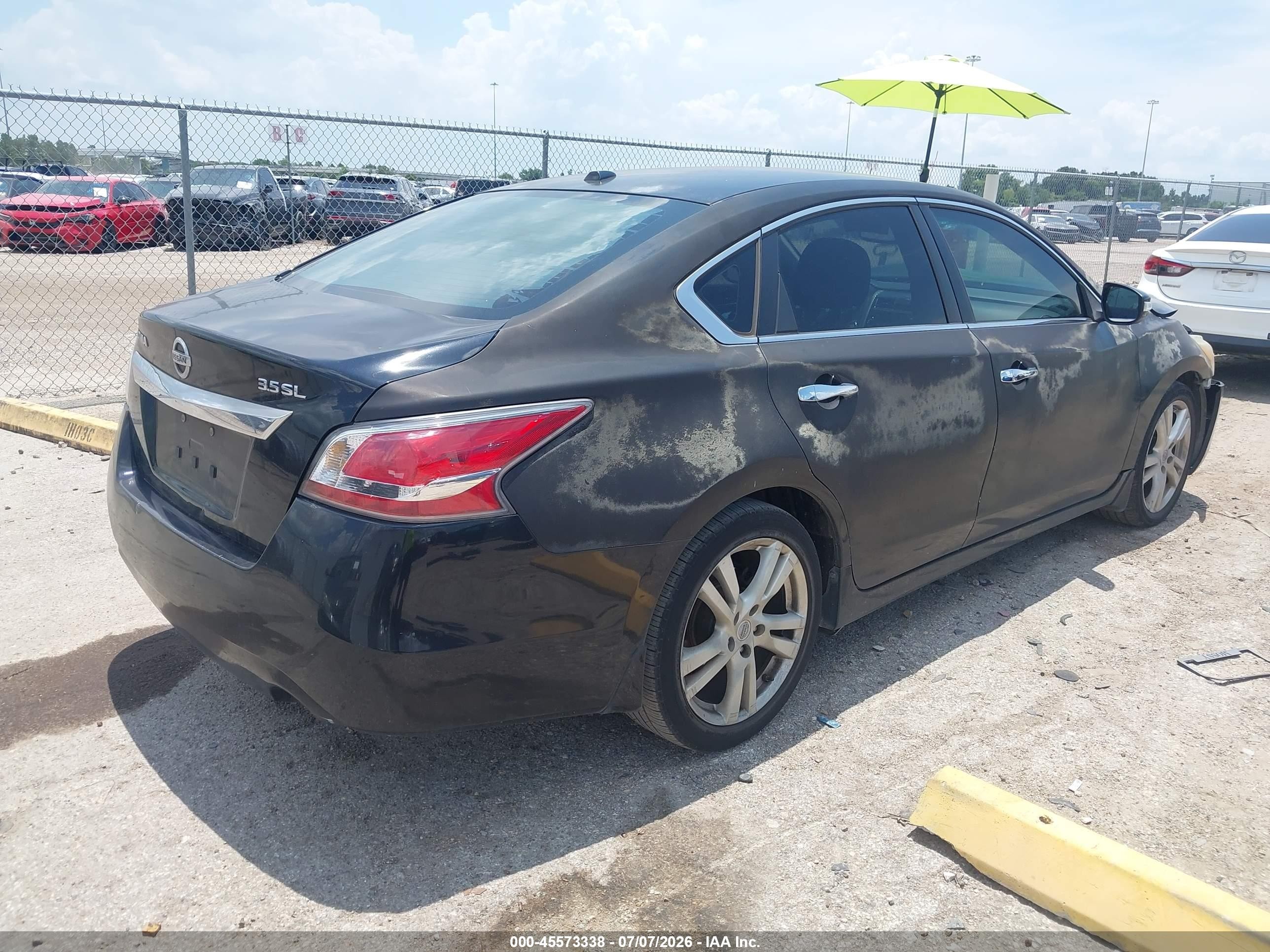 2014 Nissan Altima 3.5 Sl Черный vin: 1N4BL3APXEN226222