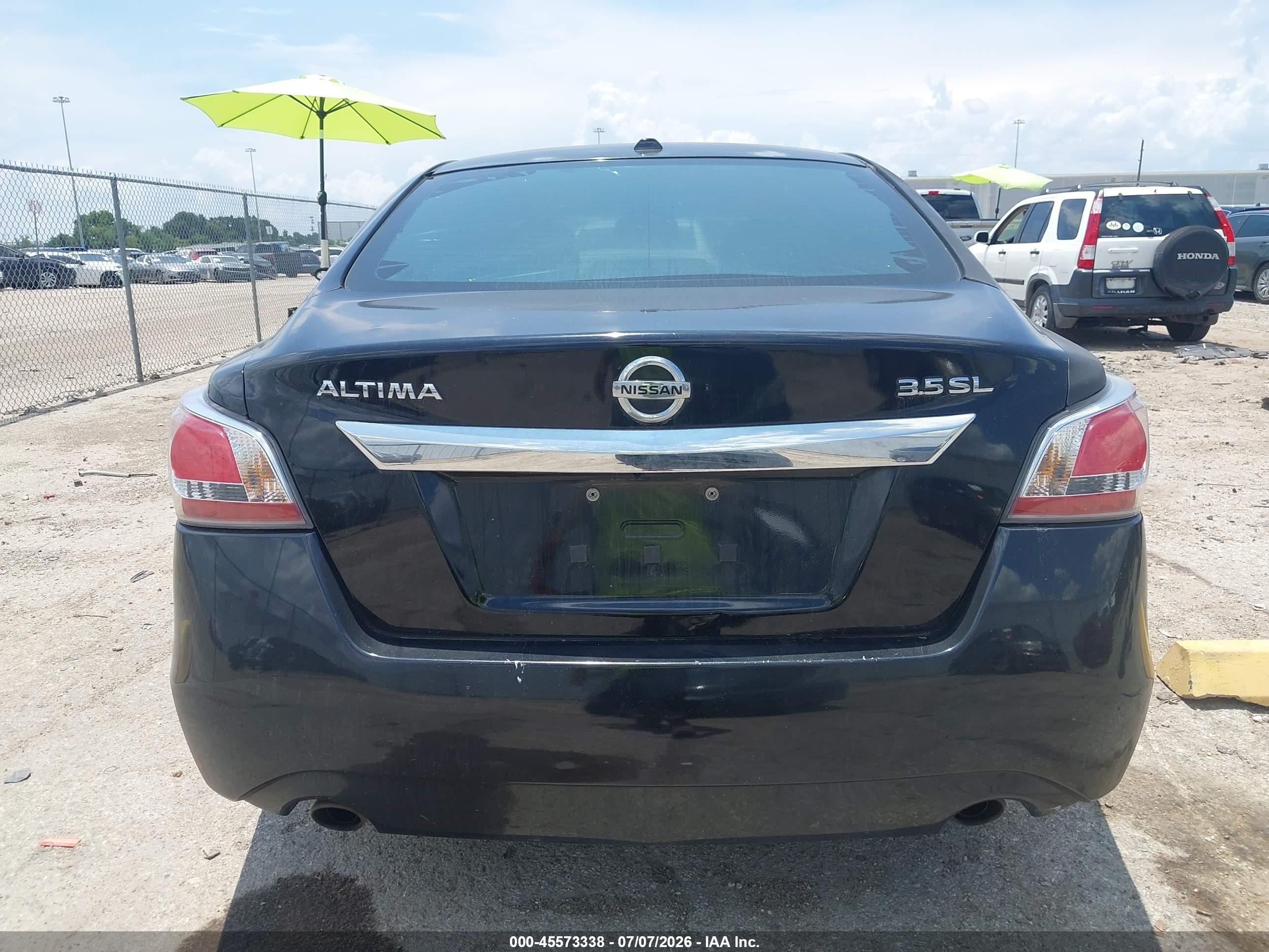 2014 Nissan Altima 3.5 Sl Черный vin: 1N4BL3APXEN226222