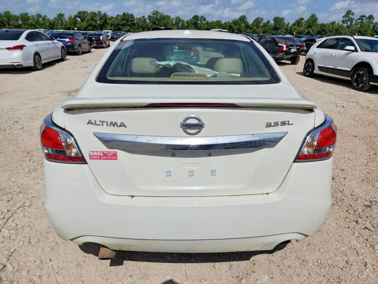 2014 Nissan Altima White vin: 1N4BL3APXEN226415