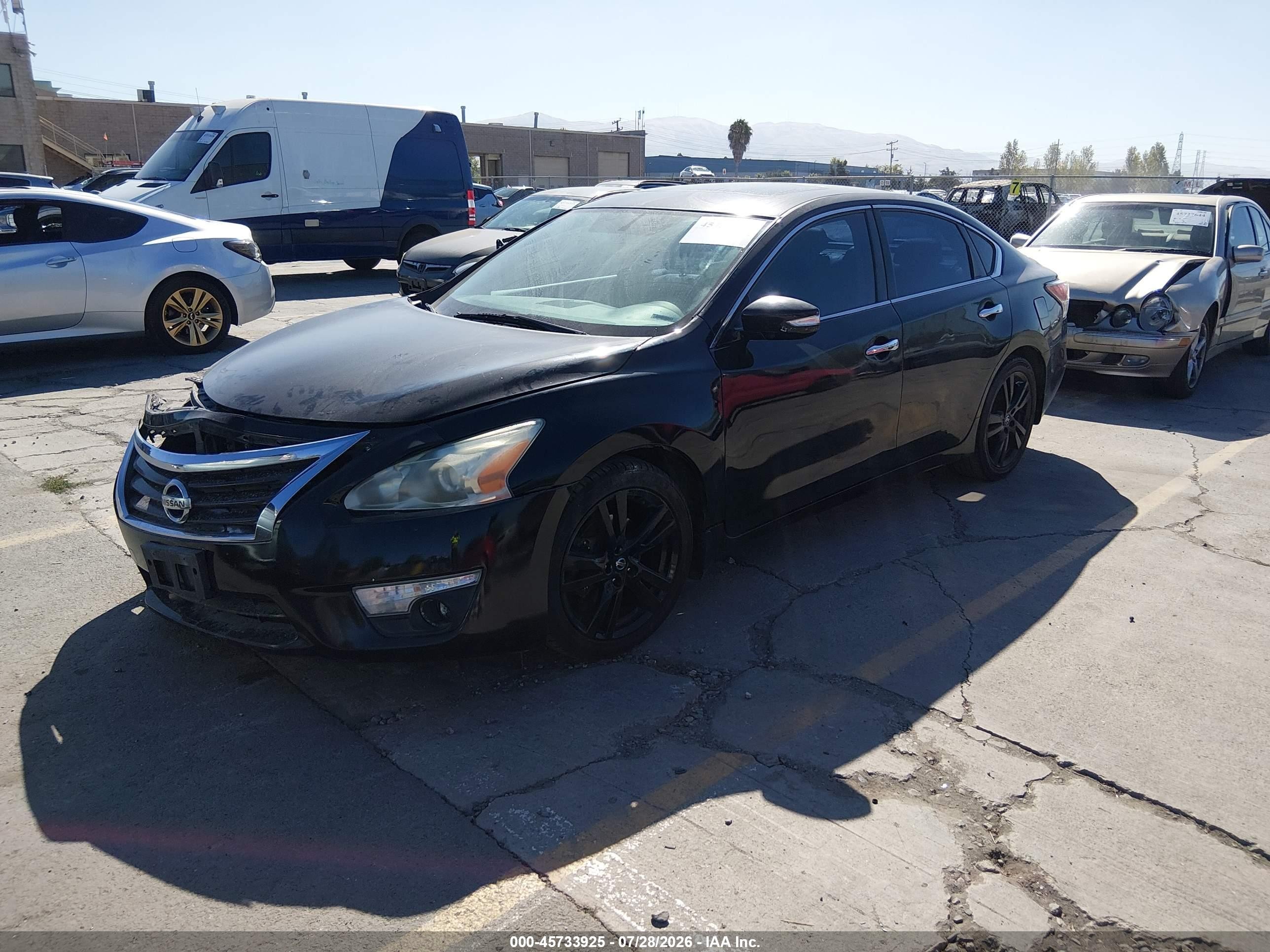2015 Nissan Altima 3.5 Sl Black vin: 1N4BL3APXFC198631