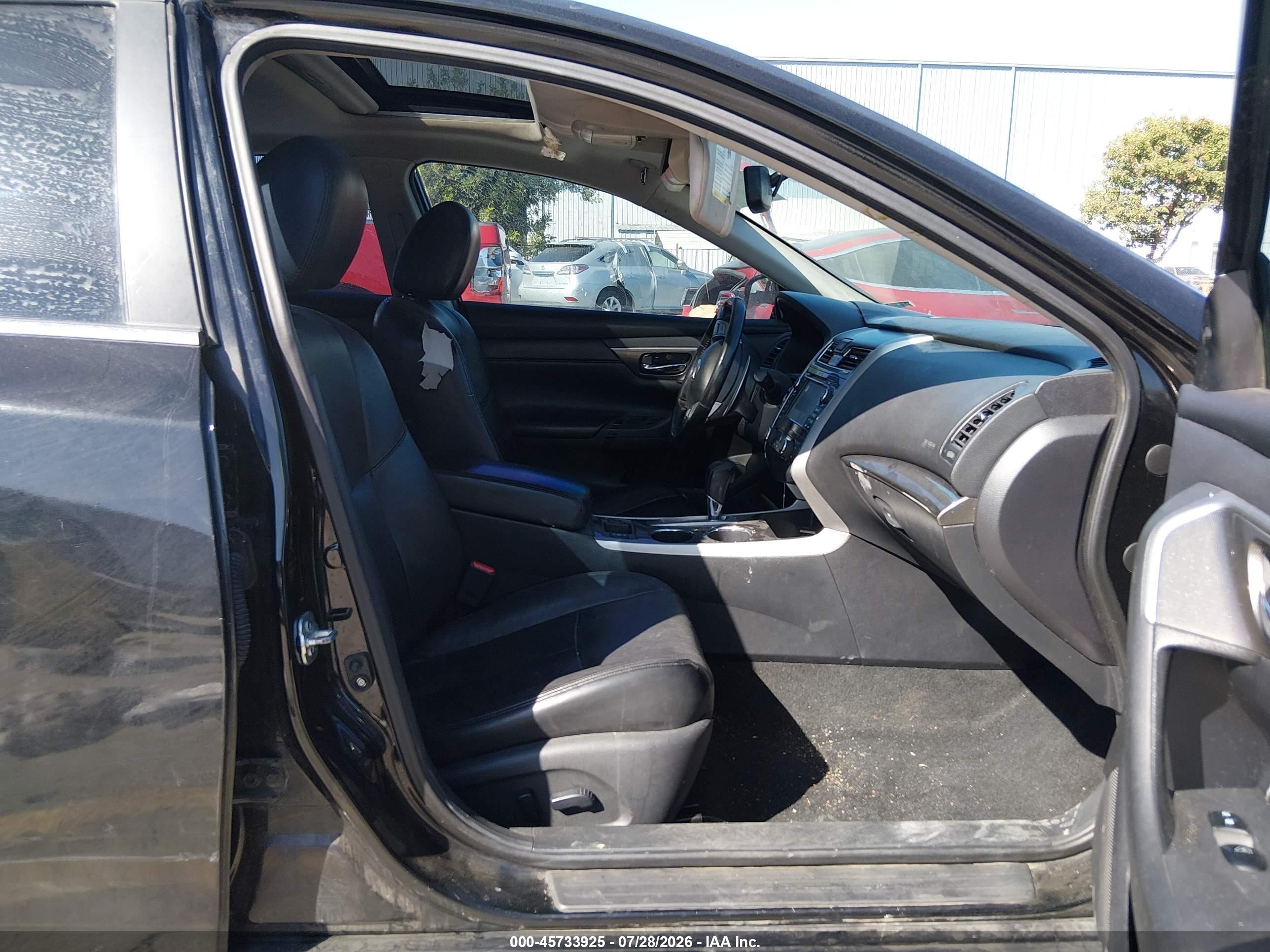 2015 Nissan Altima 3.5 Sl Black vin: 1N4BL3APXFC198631