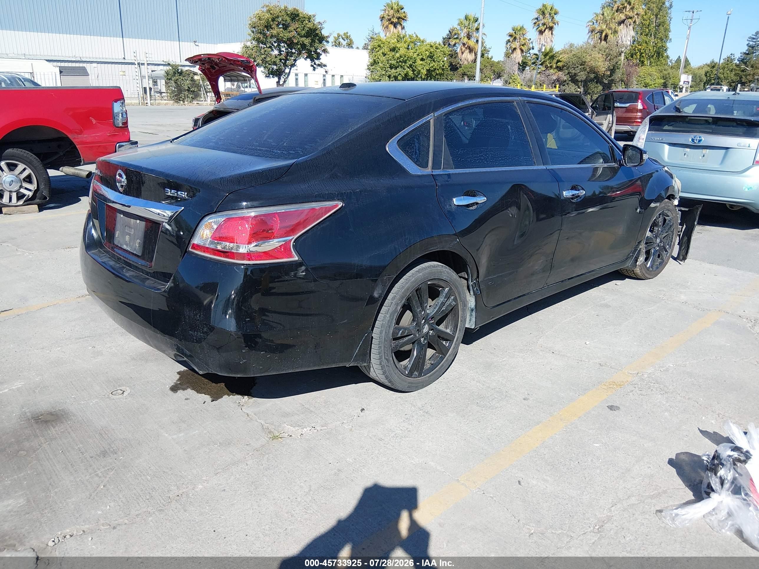 2015 Nissan Altima 3.5 Sl Black vin: 1N4BL3APXFC198631