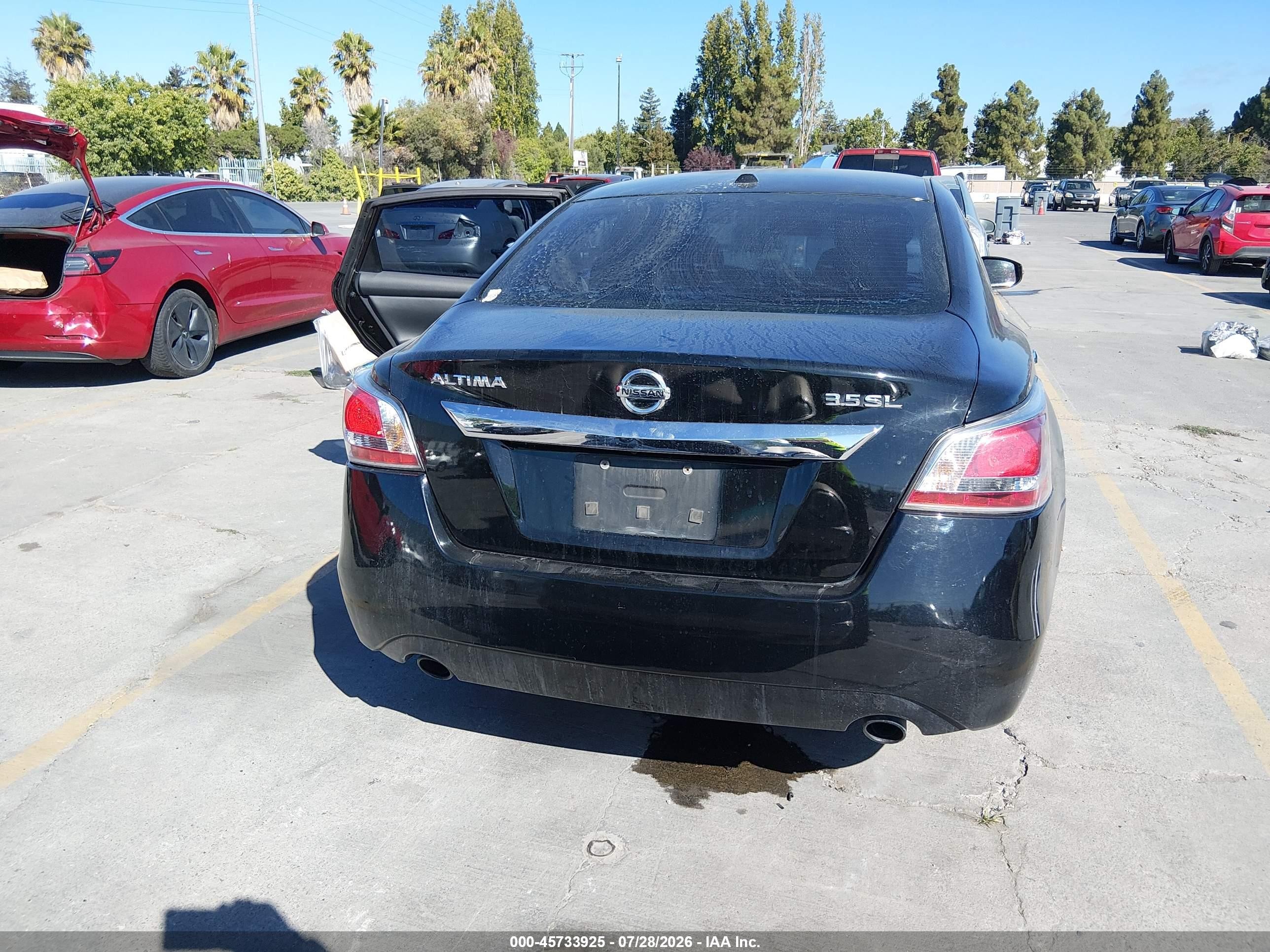 2015 Nissan Altima 3.5 Sl Black vin: 1N4BL3APXFC198631