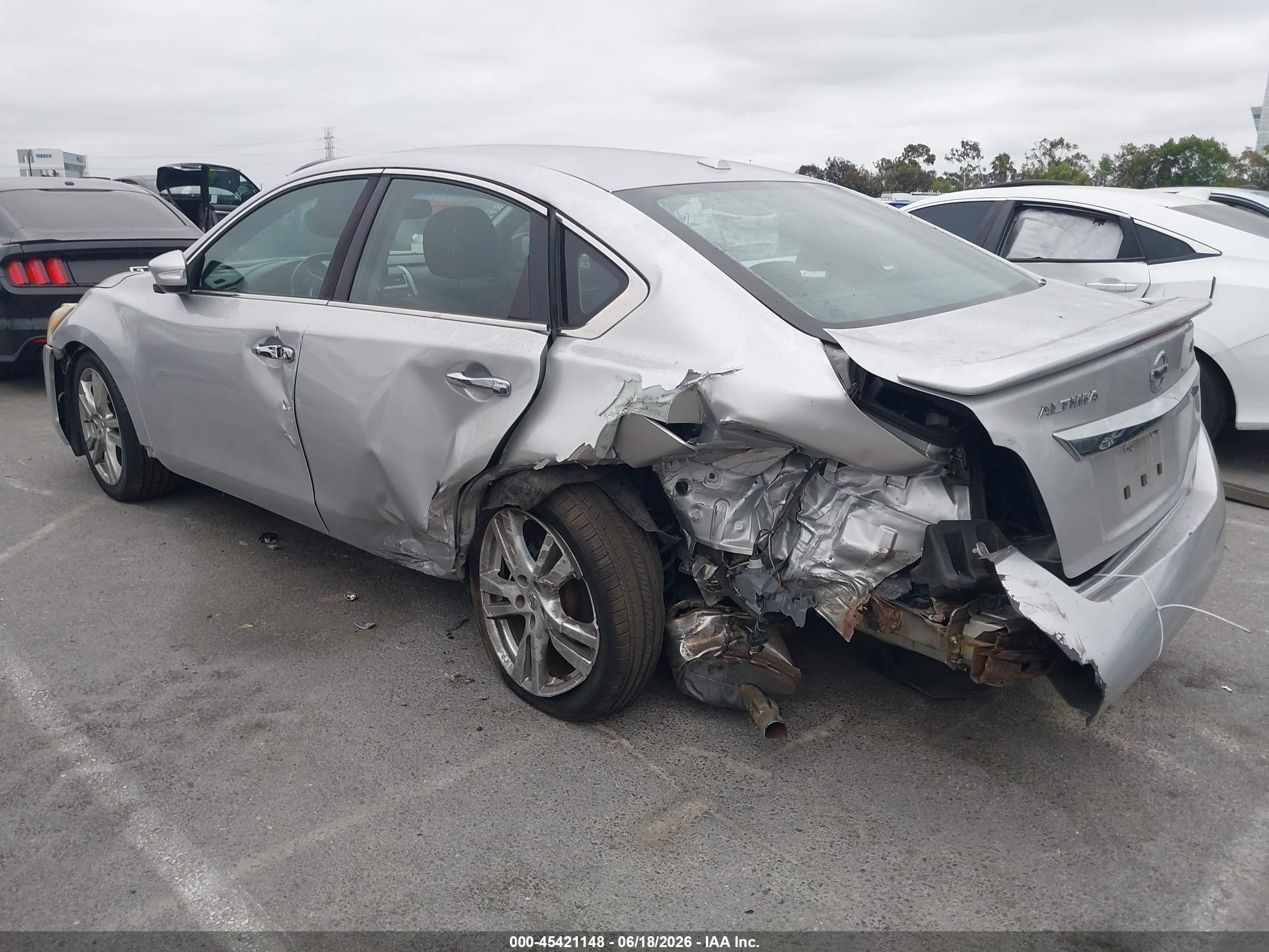 2015 Nissan Altima 3.5 Sl Silver vin: 1N4BL3APXFC199729