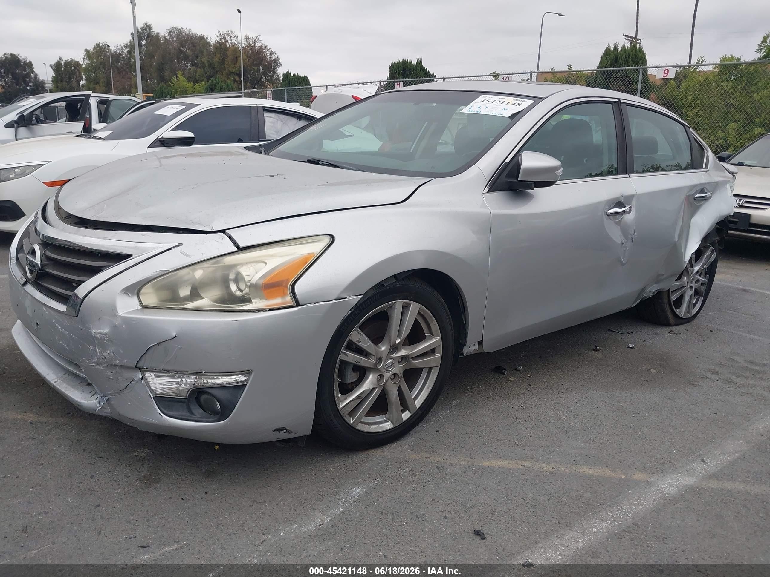 2015 Nissan Altima 3.5 Sl Silver vin: 1N4BL3APXFC199729