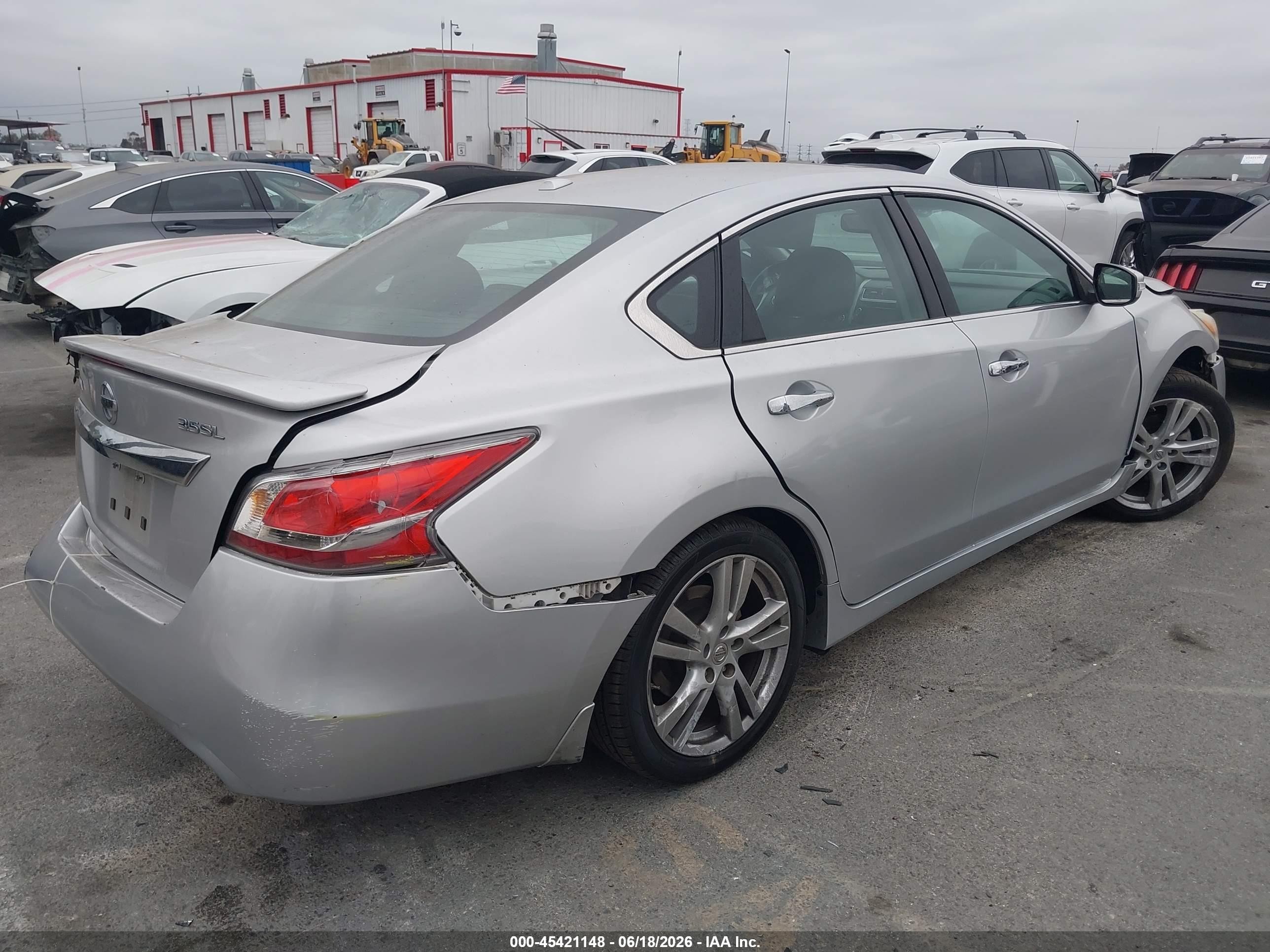 2015 Nissan Altima 3.5 Sl Silver vin: 1N4BL3APXFC199729