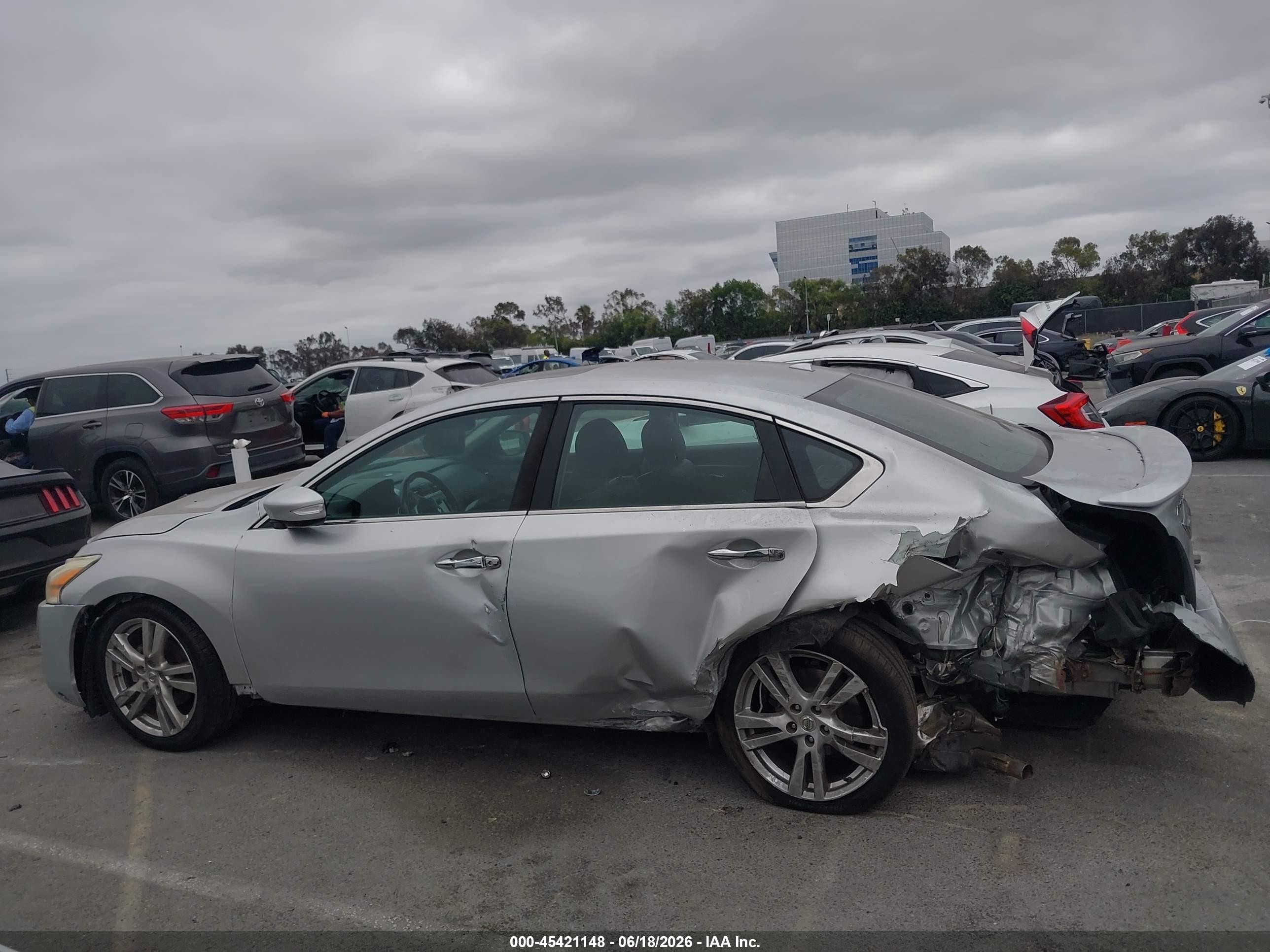 2015 Nissan Altima 3.5 Sl Silver vin: 1N4BL3APXFC199729