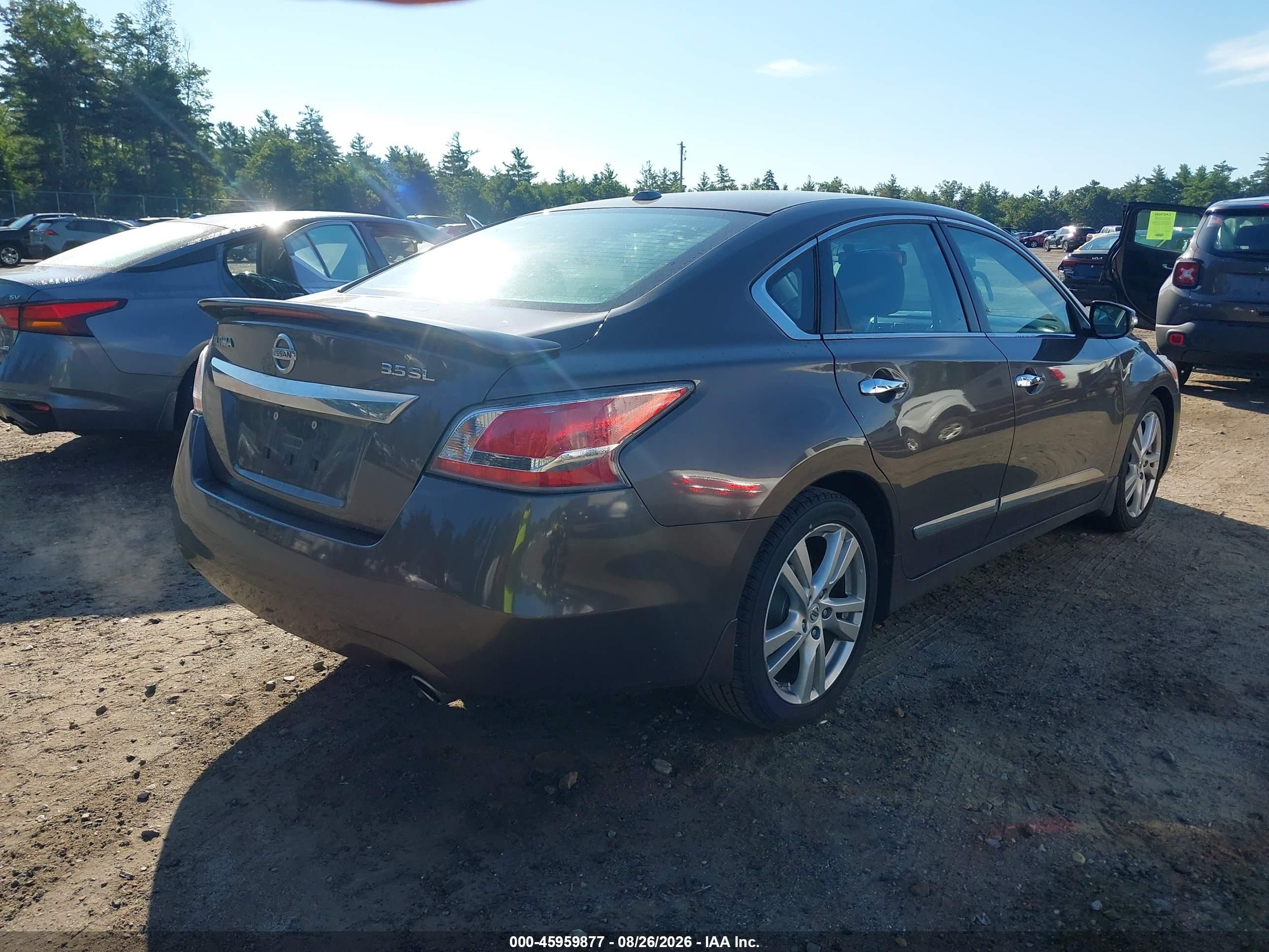 2015 Nissan Altima 3.5 Sl Brown vin: 1N4BL3APXFC214410