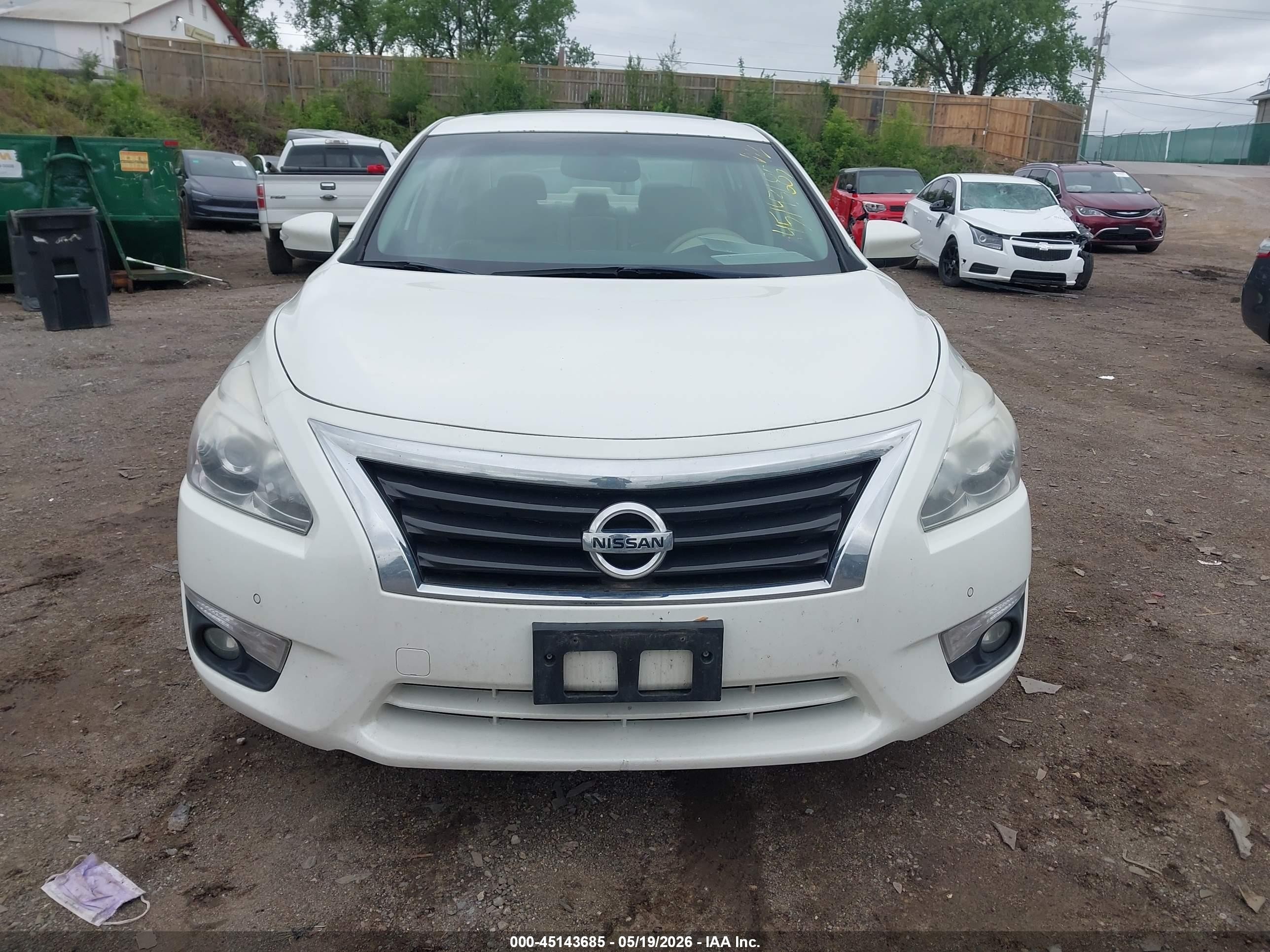 2015 Nissan Altima 3.5 Sl White vin: 1N4BL3APXFC426854
