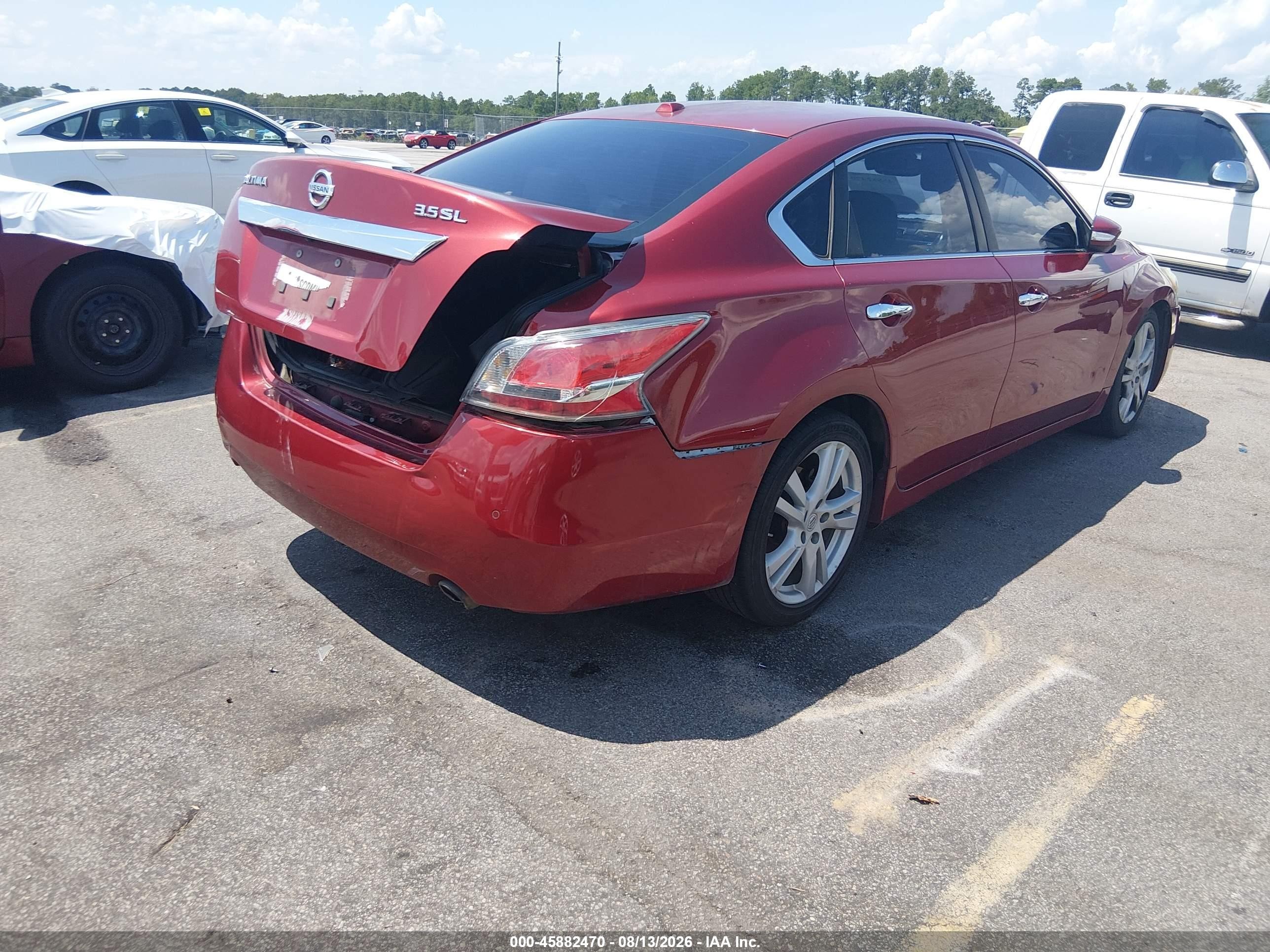 2015 Nissan Altima 3.5 S/3.5 Sl/3.5 Sv Burgundy vin: 1N4BL3APXFC499240