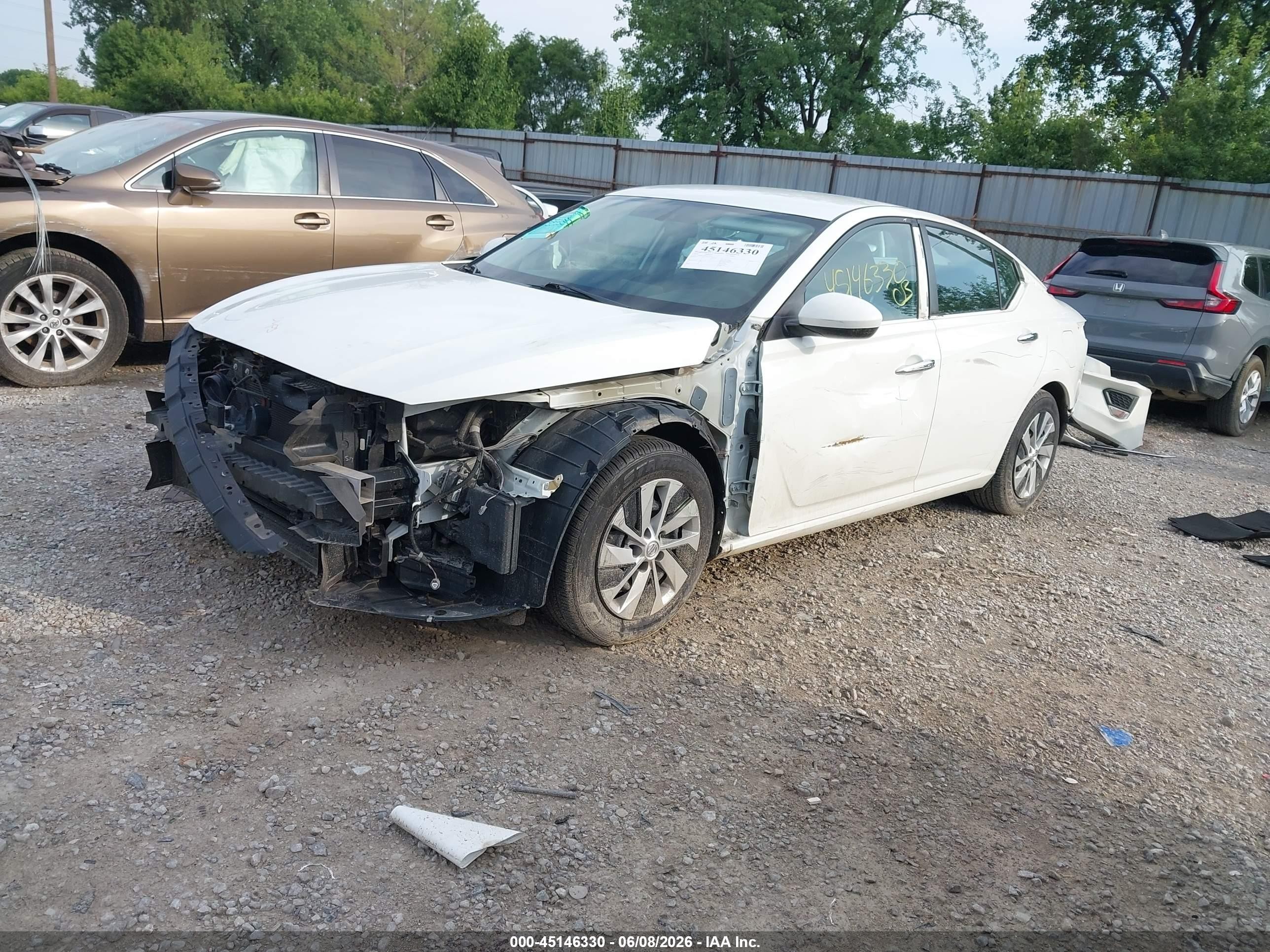 2019 Nissan Altima 2.5 S White vin: 1N4BL4BV0KC122252