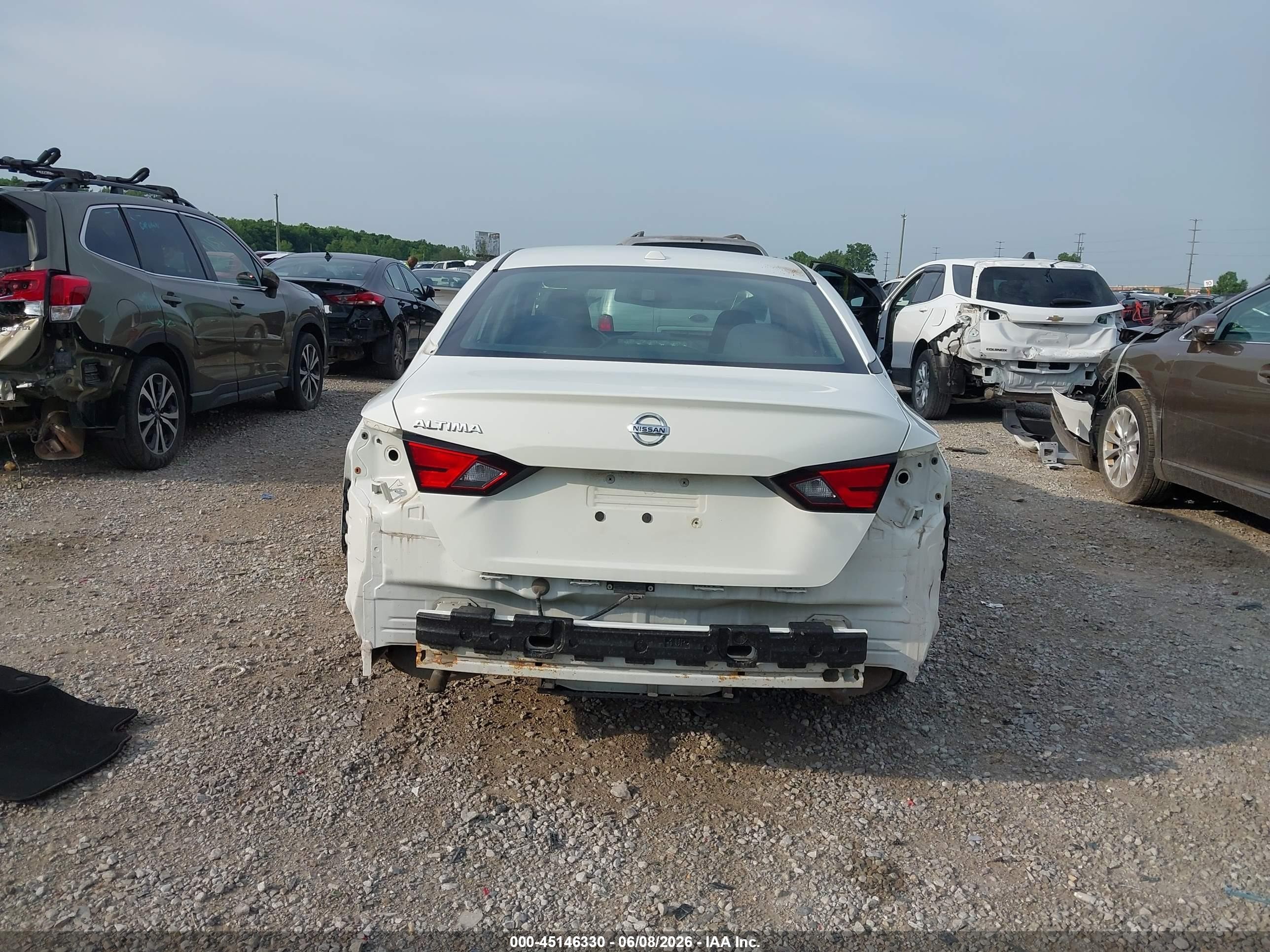 2019 Nissan Altima 2.5 S White vin: 1N4BL4BV0KC122252