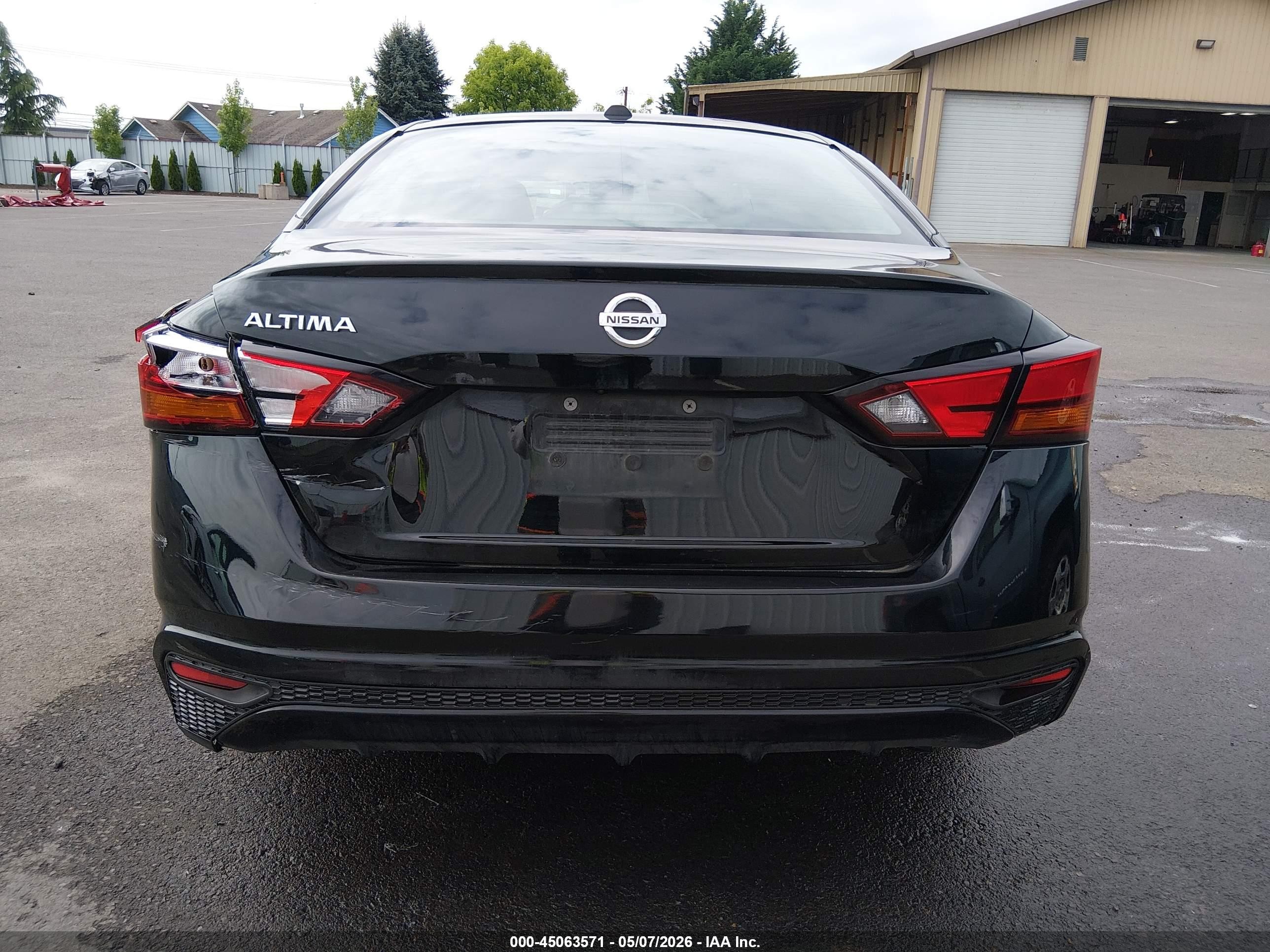 2019 Nissan Altima 2.5 S Черный vin: 1N4BL4BV0KC231584