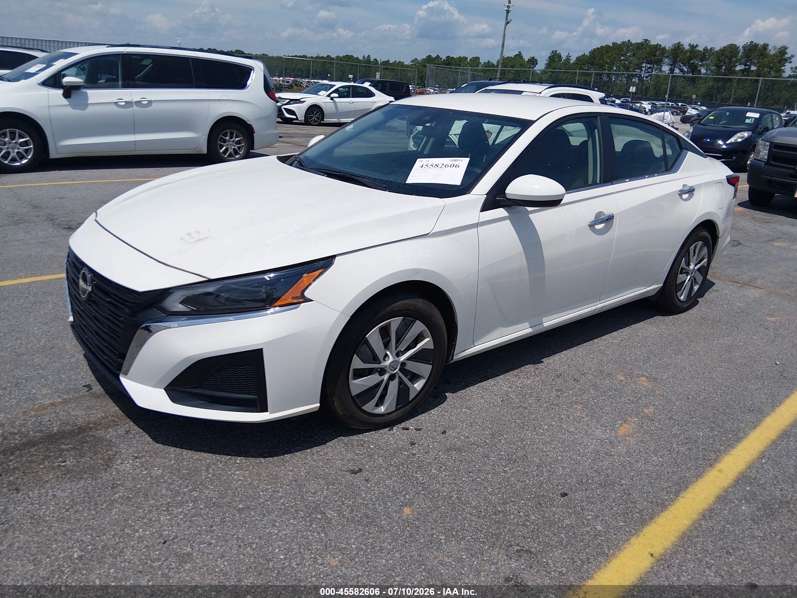 2024 Nissan Altima S Fwd Белый vin: 1N4BL4BV0RN334891