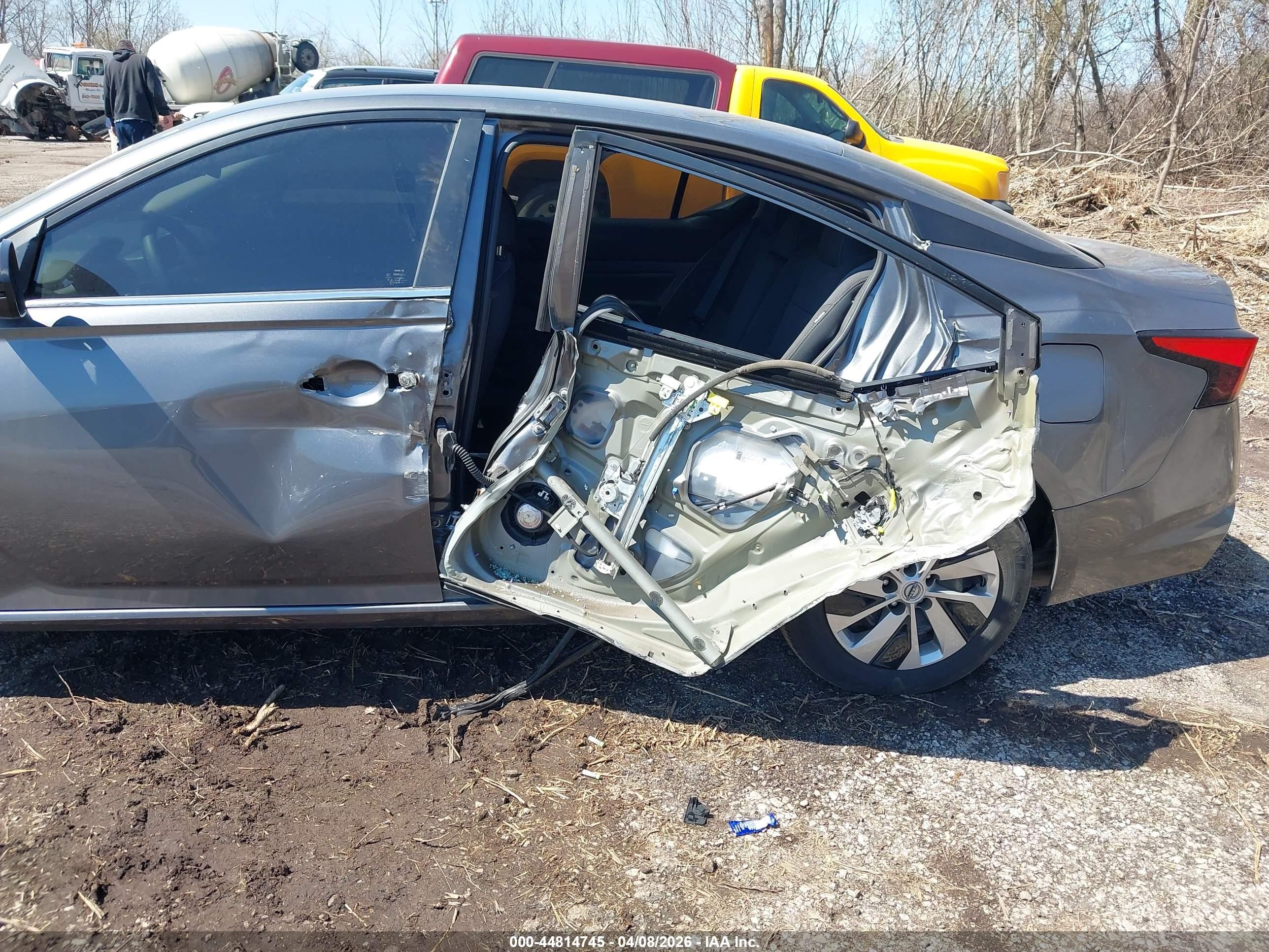 2024 Nissan Altima S Fwd Серый vin: 1N4BL4BV0RN371701