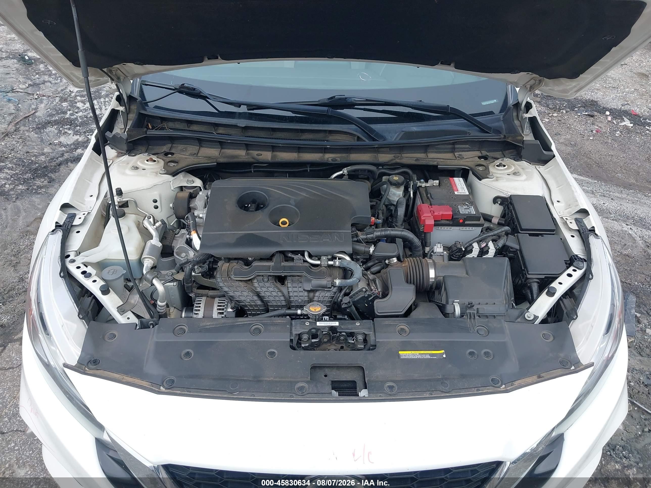 2019 Nissan Altima 2.5 S White vin: 1N4BL4BV1KC170827
