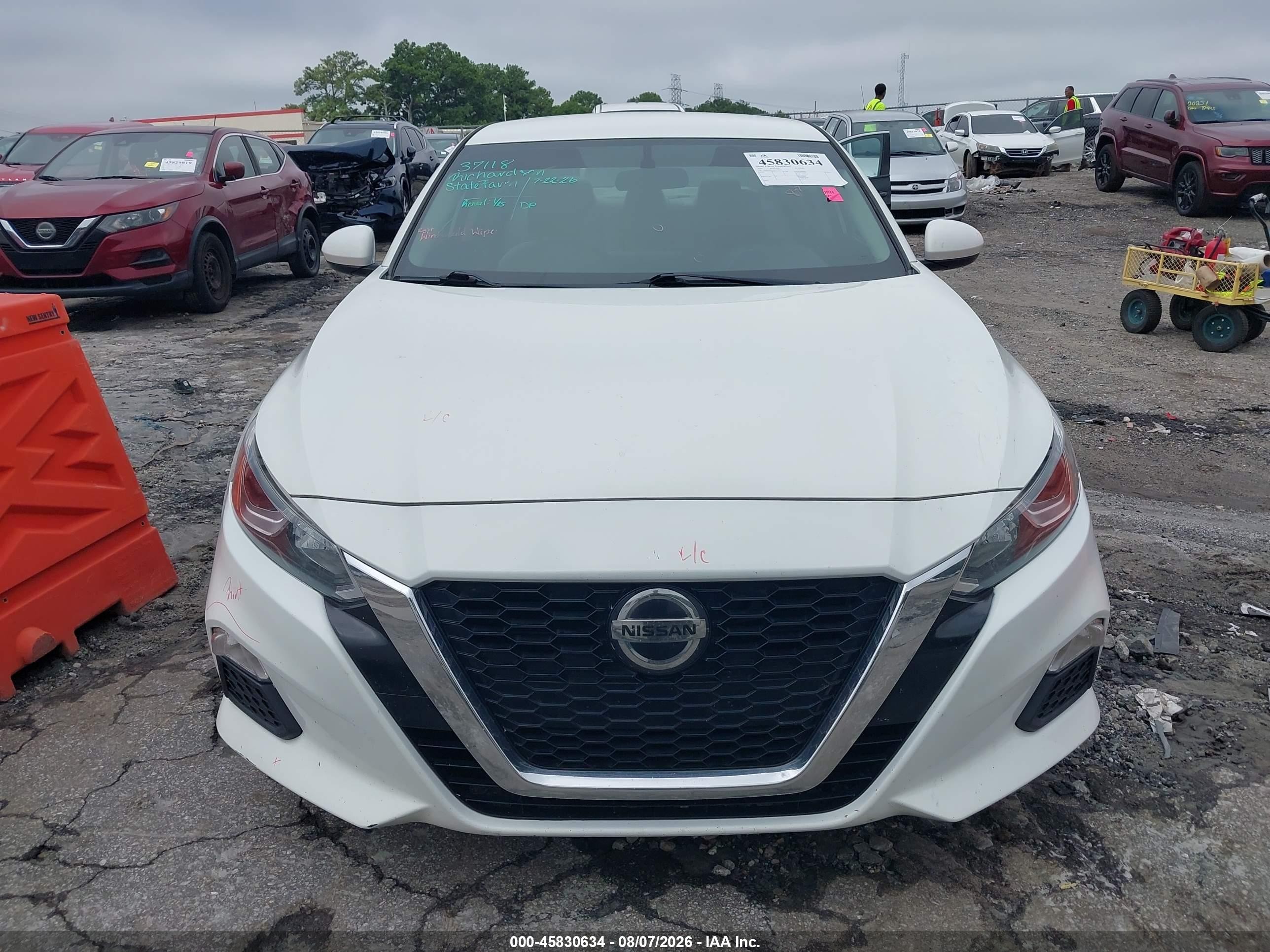 2019 Nissan Altima 2.5 S White vin: 1N4BL4BV1KC170827