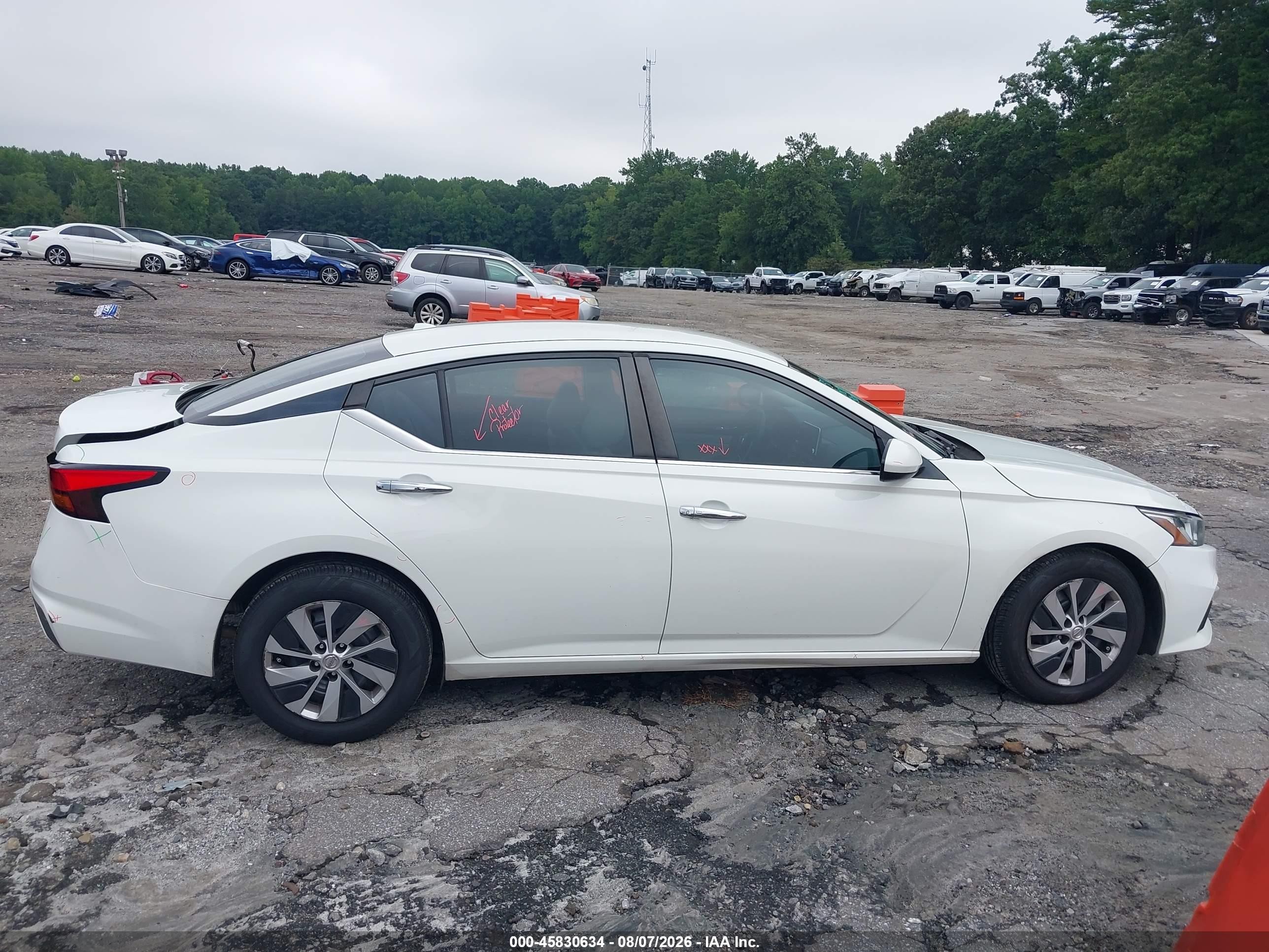 2019 Nissan Altima 2.5 S White vin: 1N4BL4BV1KC170827