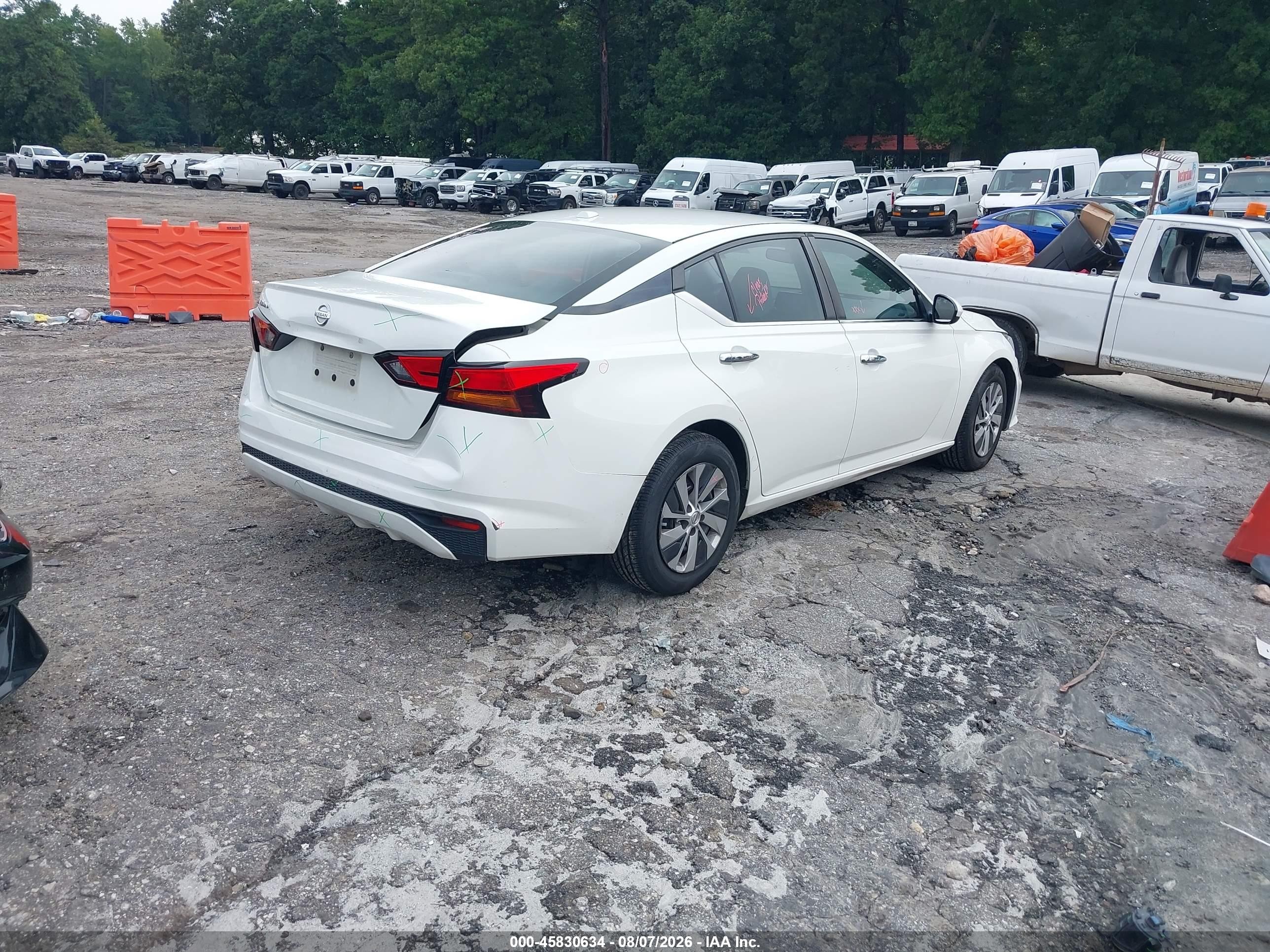 2019 Nissan Altima 2.5 S White vin: 1N4BL4BV1KC170827