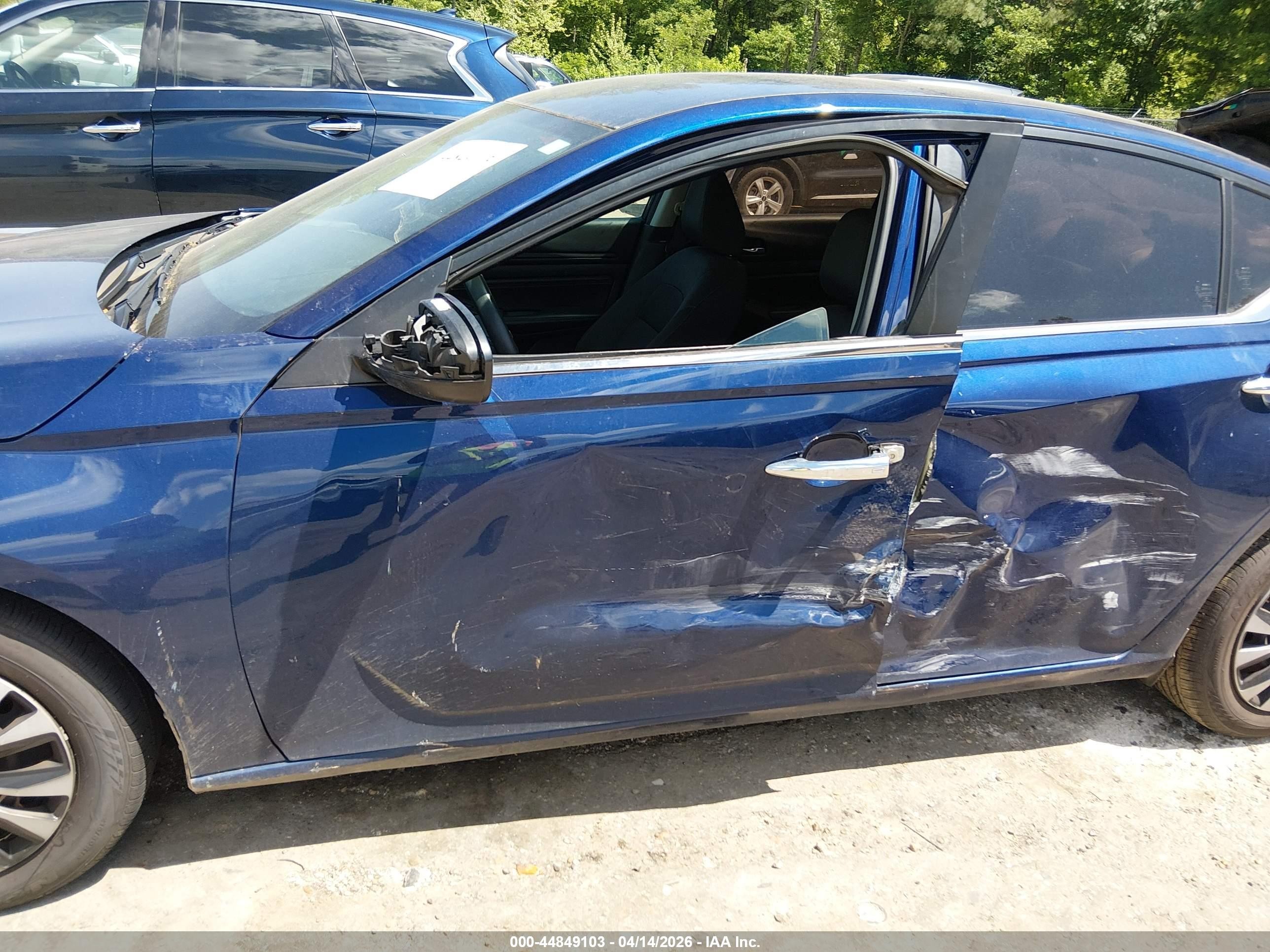 2019 Nissan Altima 2.5 S Синий vin: 1N4BL4BV1KC221887