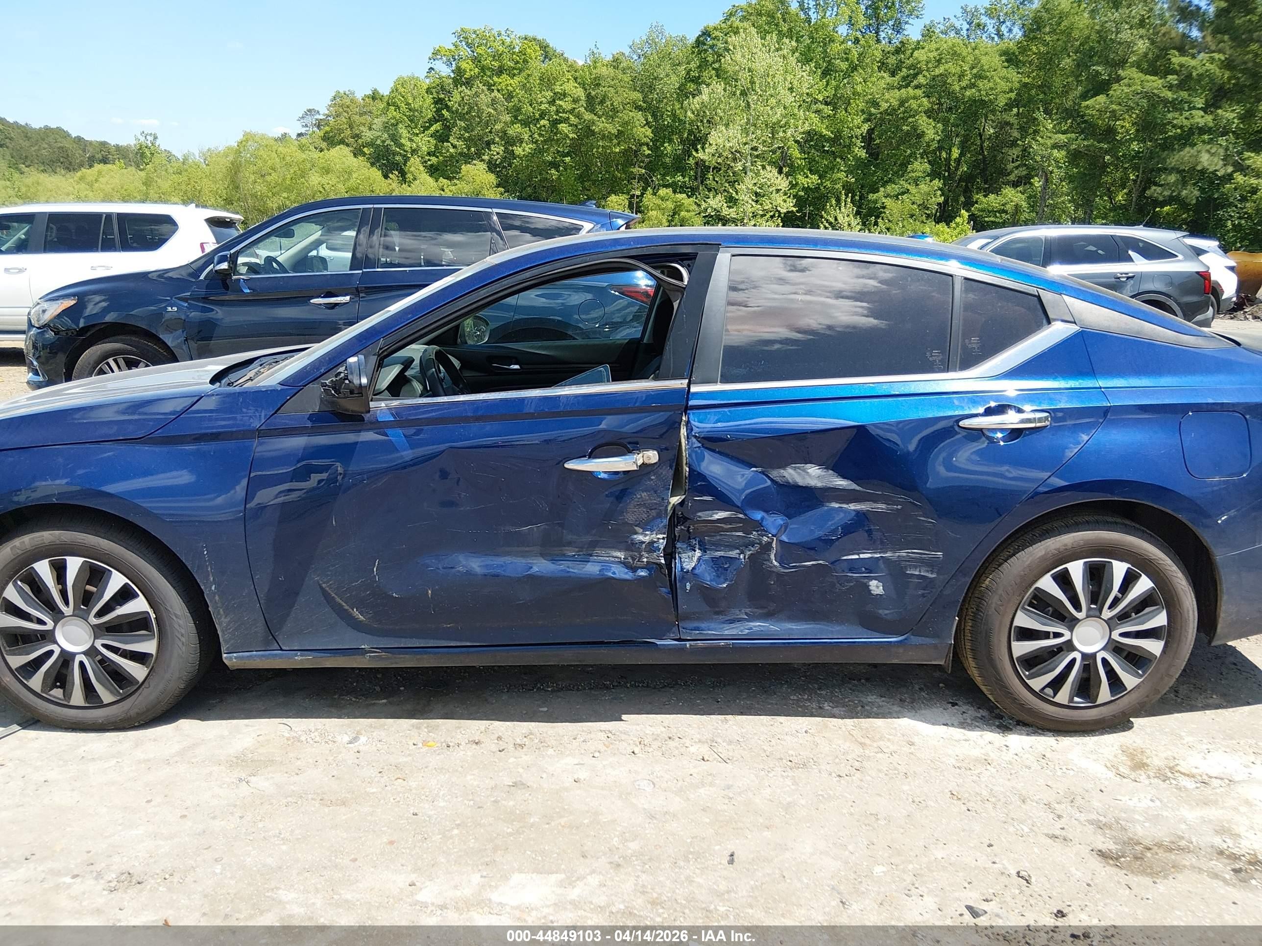 2019 Nissan Altima 2.5 S Синий vin: 1N4BL4BV1KC221887