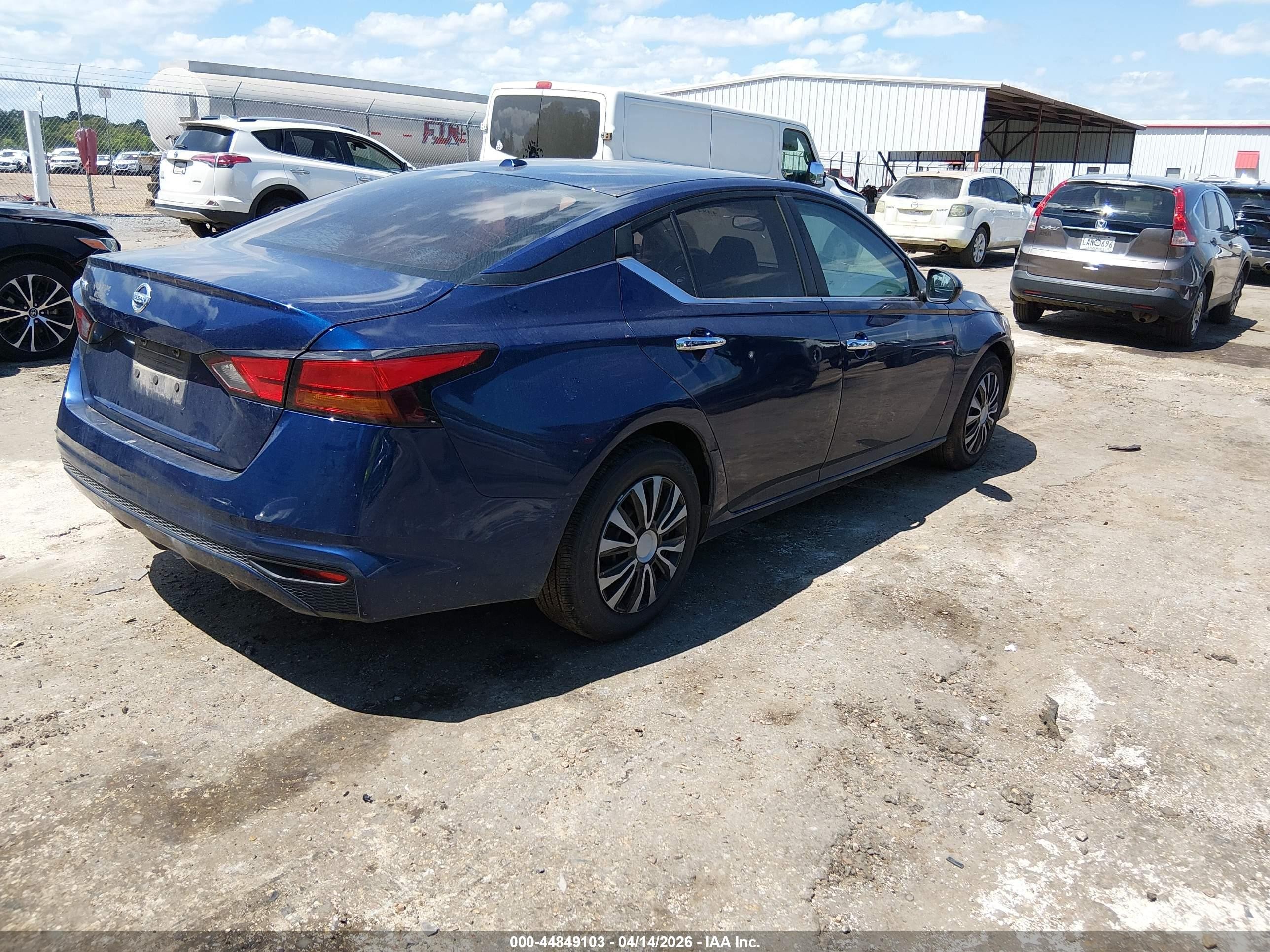 2019 Nissan Altima 2.5 S Синий vin: 1N4BL4BV1KC221887
