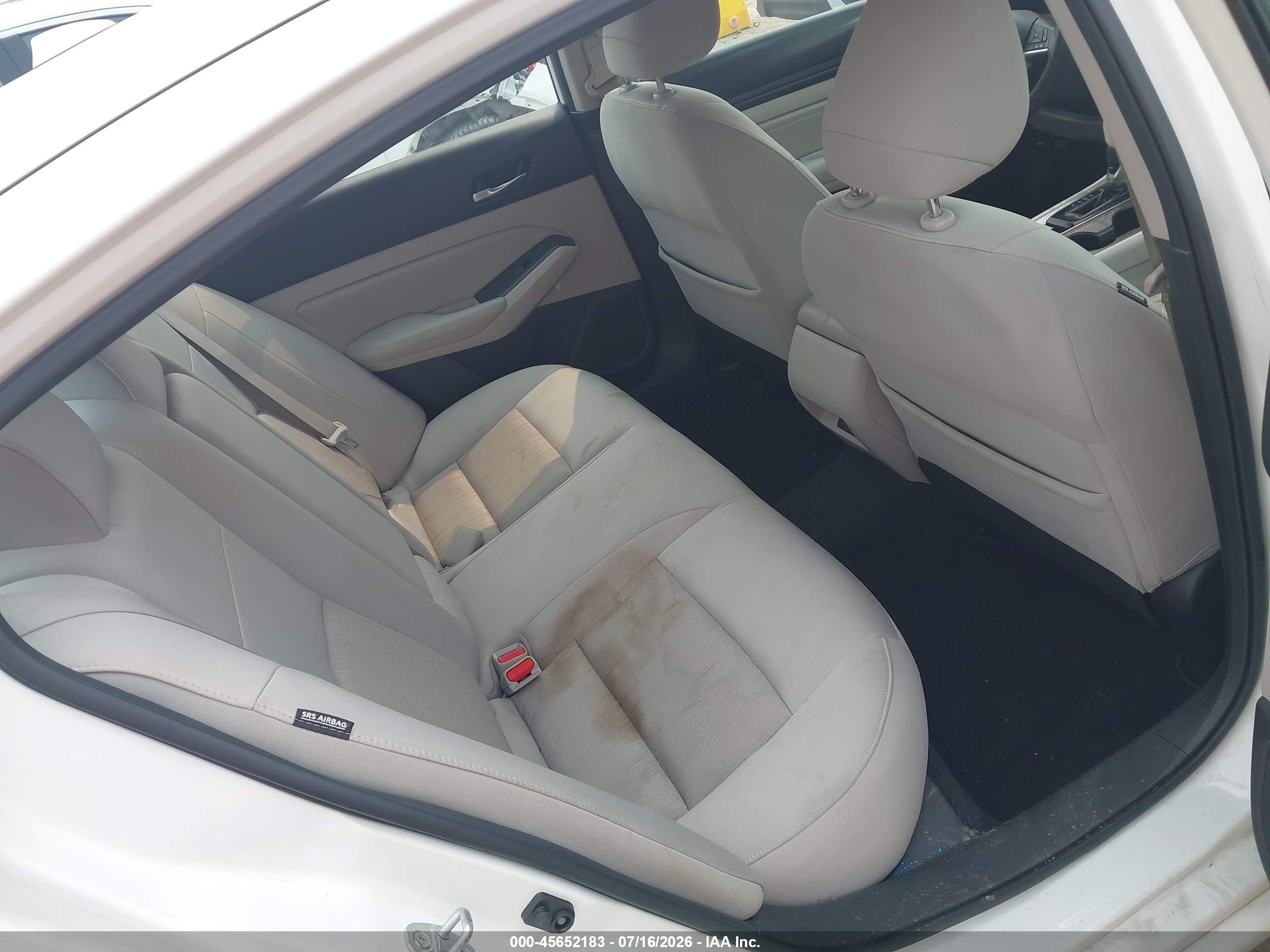 2019 Nissan Altima 2.5 S White vin: 1N4BL4BV1KC253870