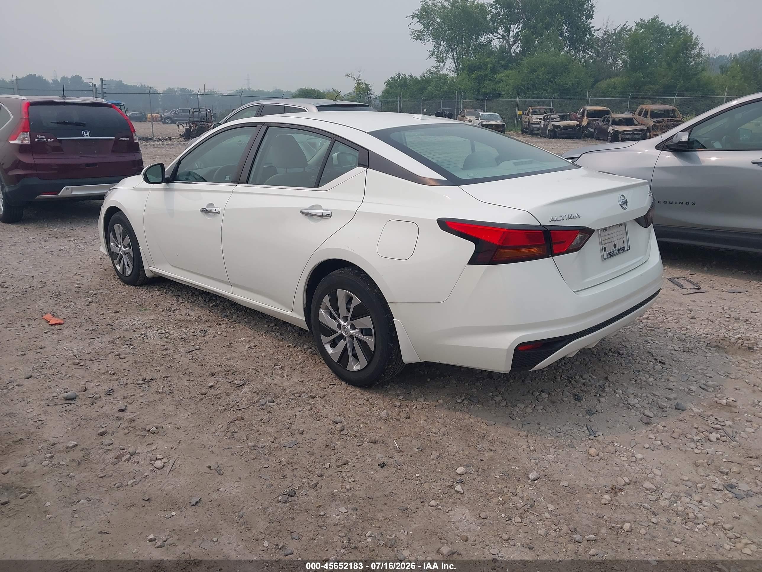 2019 Nissan Altima 2.5 S White vin: 1N4BL4BV1KC253870