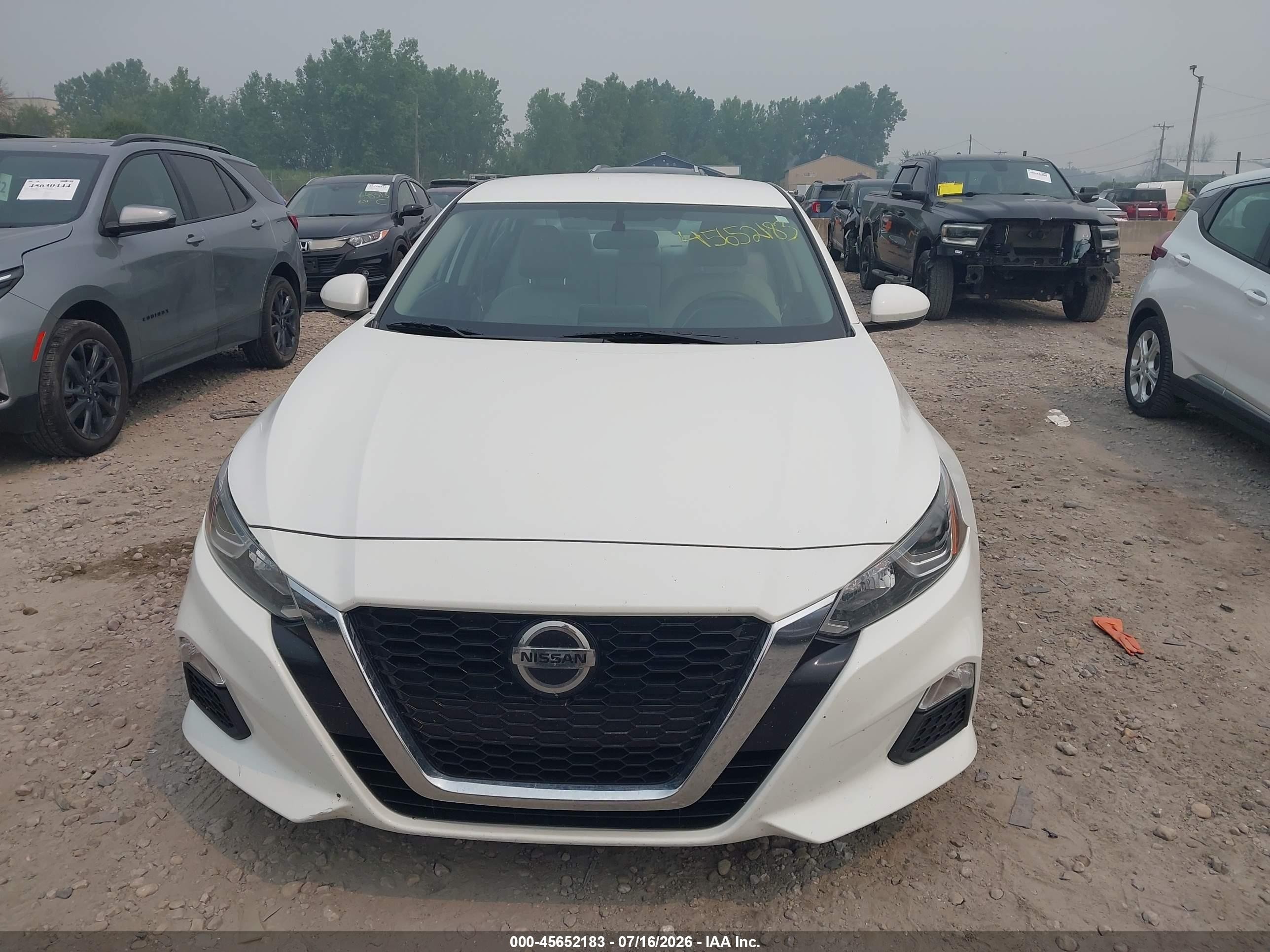 2019 Nissan Altima 2.5 S White vin: 1N4BL4BV1KC253870
