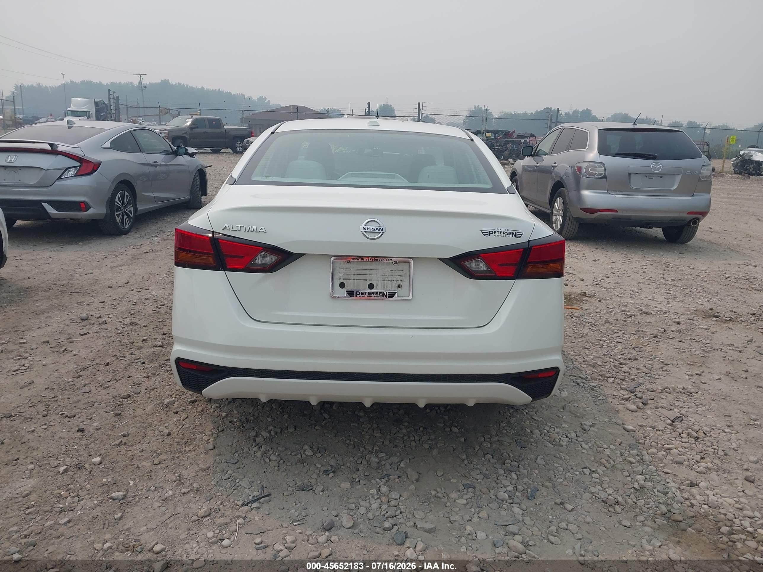 2019 Nissan Altima 2.5 S White vin: 1N4BL4BV1KC253870