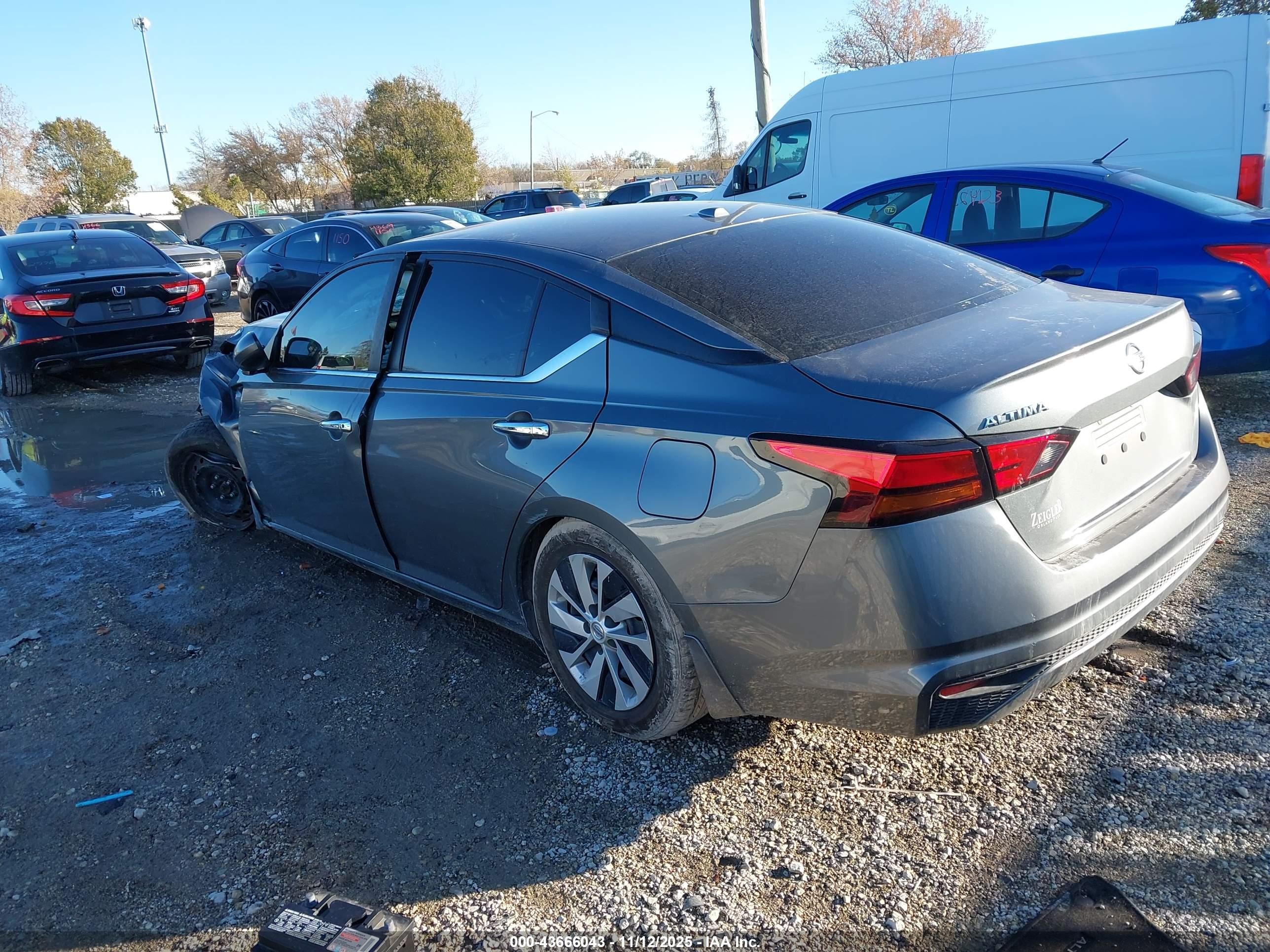 2020 Nissan Altima S Fwd Серый vin: 1N4BL4BV1LC152085