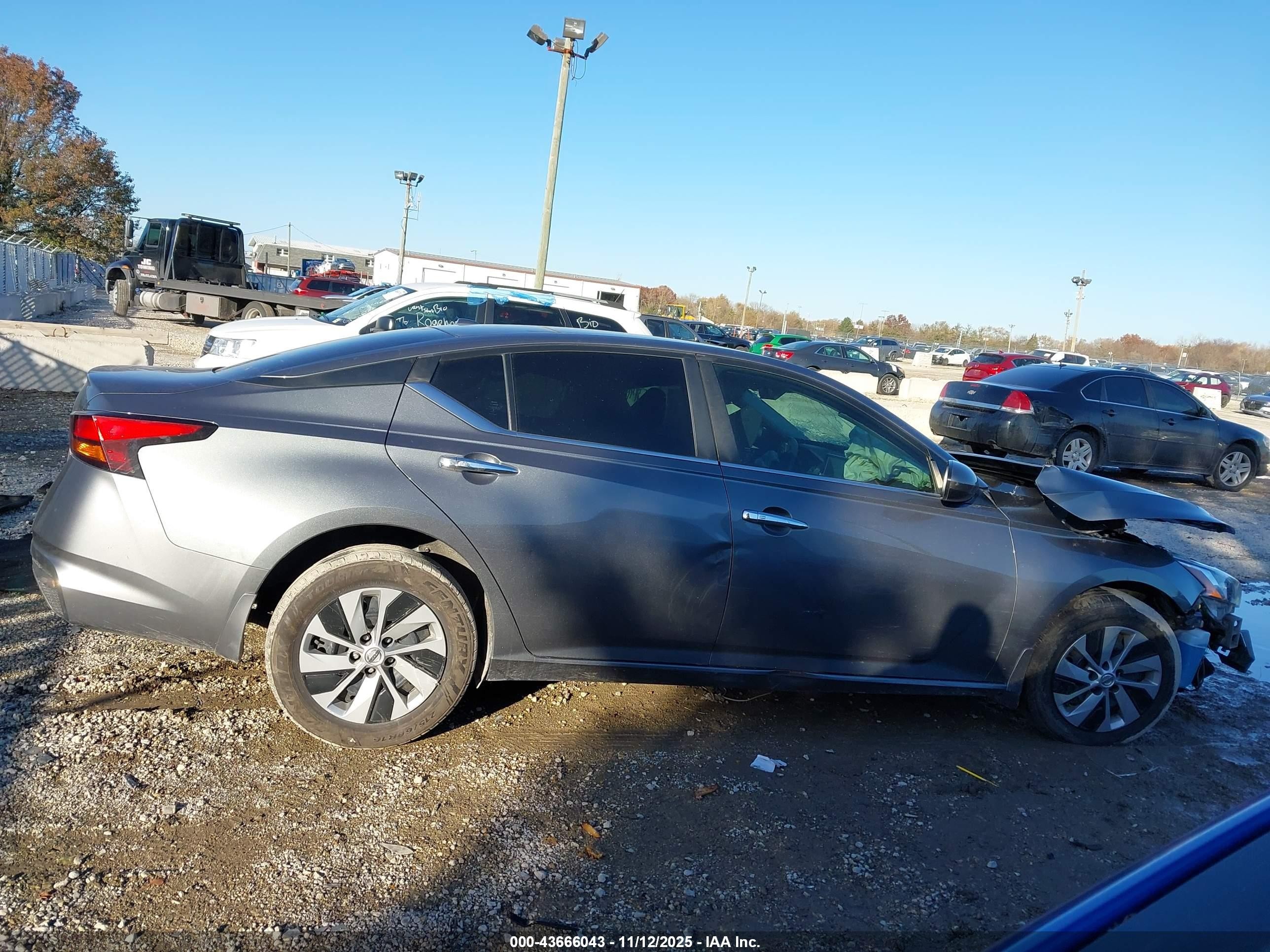 2020 Nissan Altima S Fwd Серый vin: 1N4BL4BV1LC152085