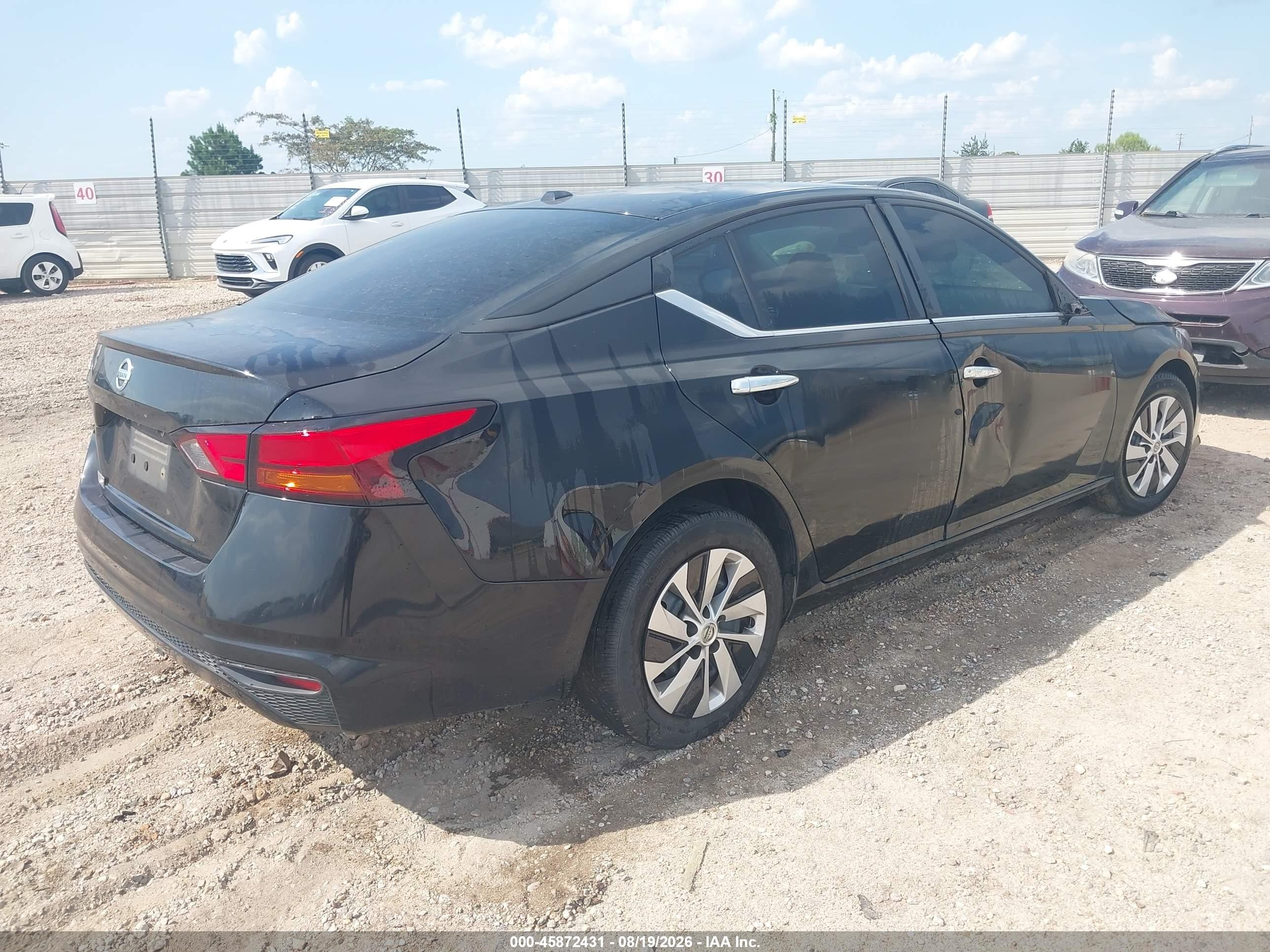 2020 Nissan Altima S Fwd Black vin: 1N4BL4BV1LC185376