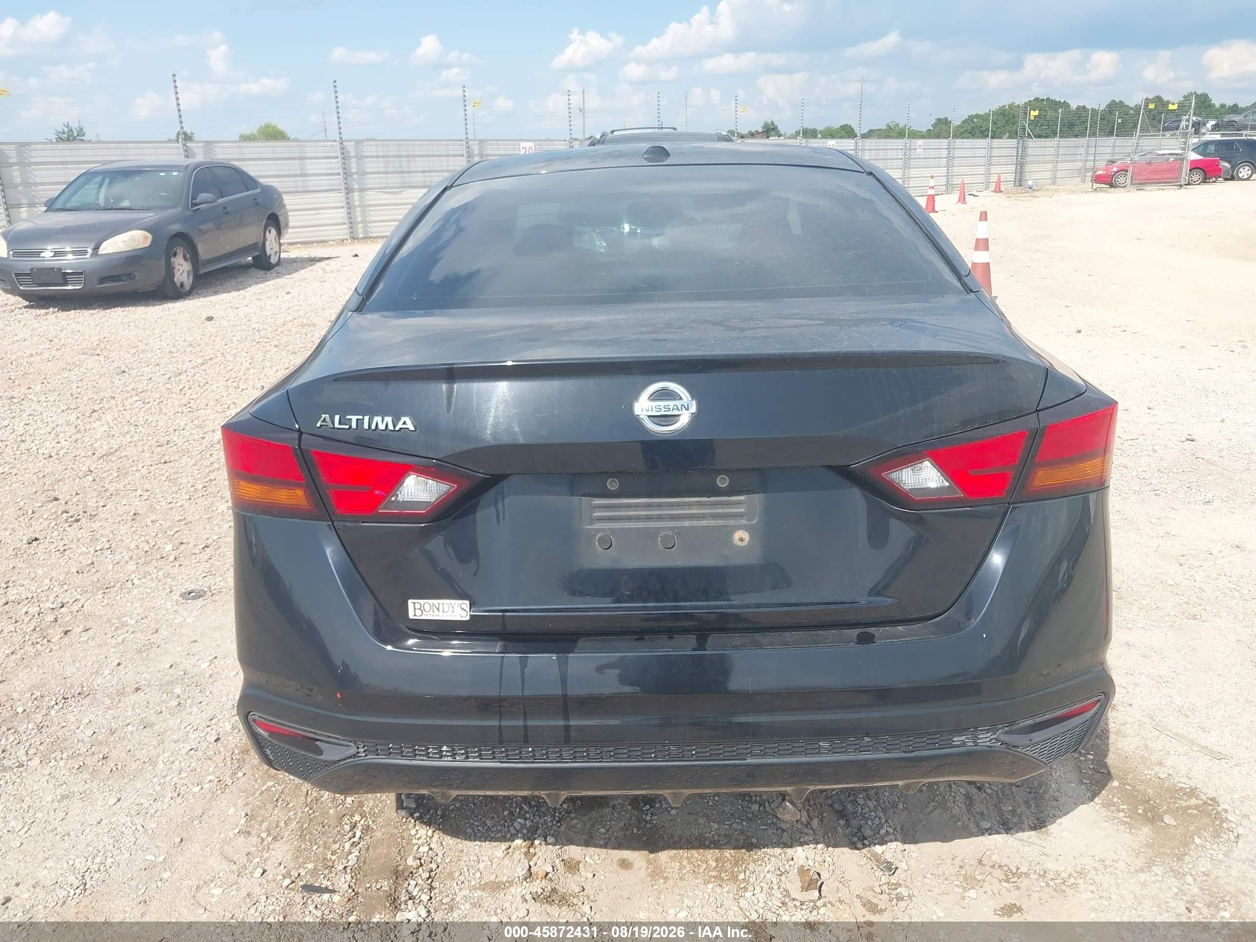 2020 Nissan Altima S Fwd Black vin: 1N4BL4BV1LC185376