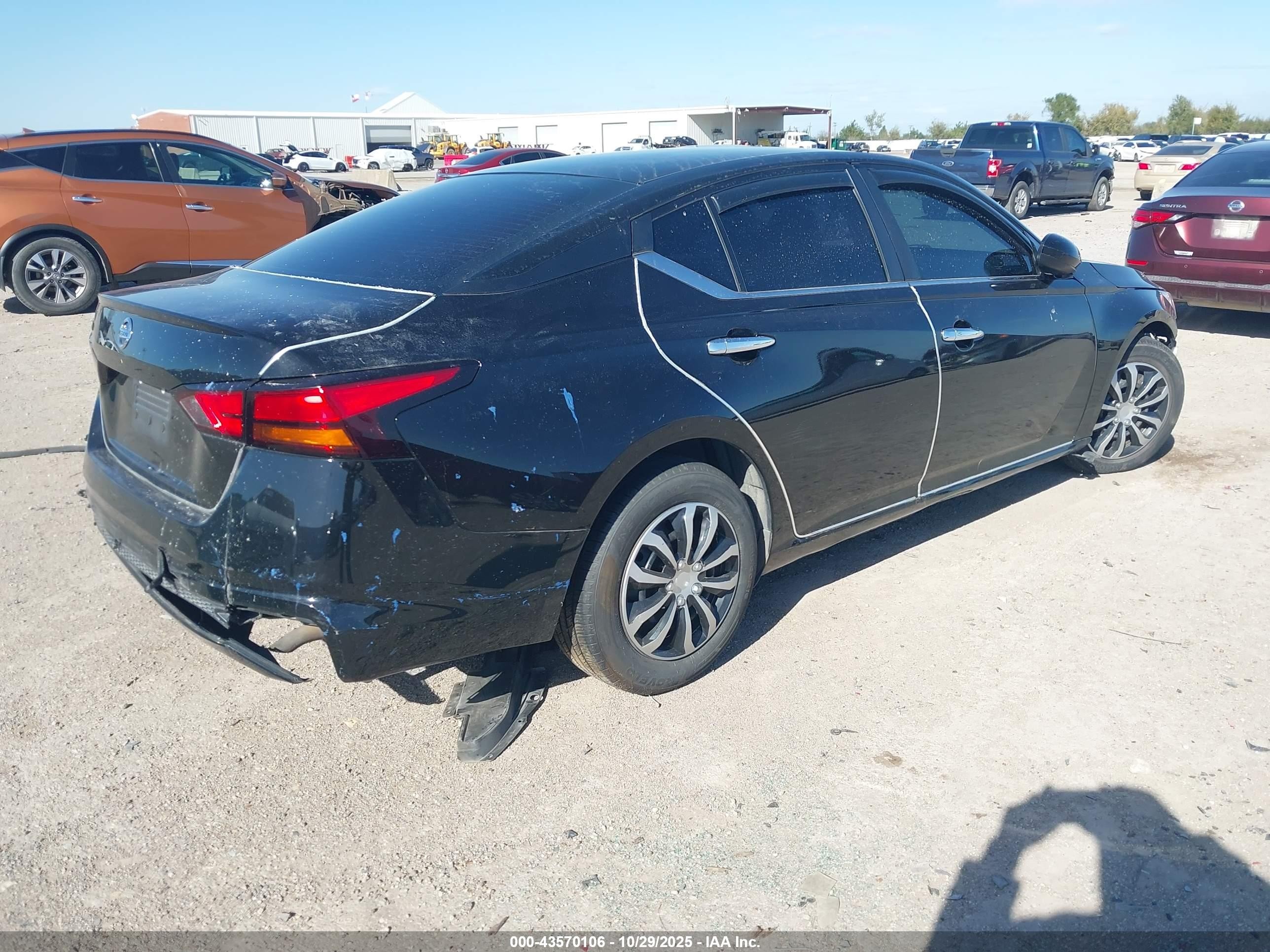 2021 Nissan Altima S Fwd Black vin: 1N4BL4BV1MN347867