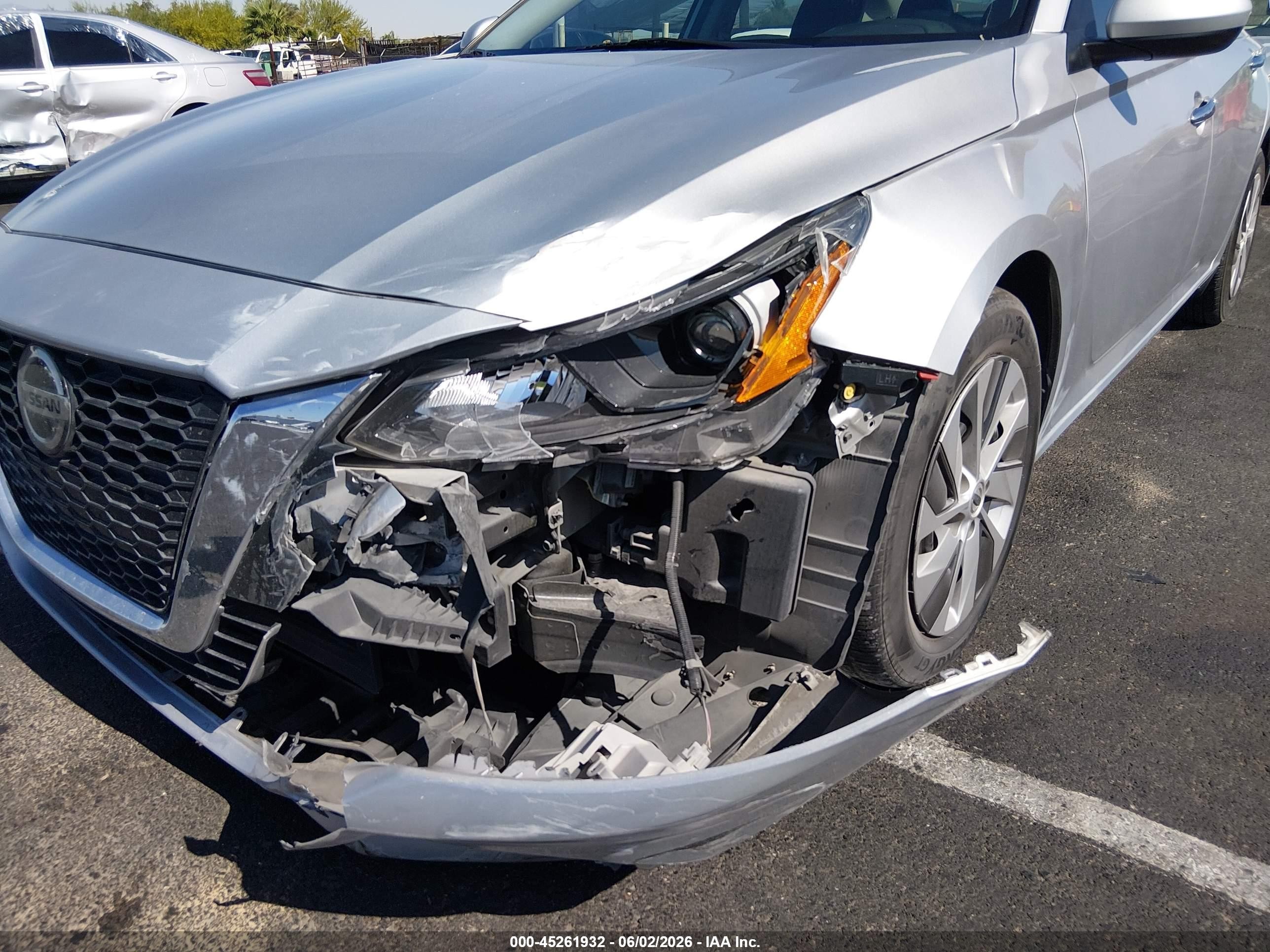 2022 Nissan Altima S Fwd Silver vin: 1N4BL4BV1NN391773