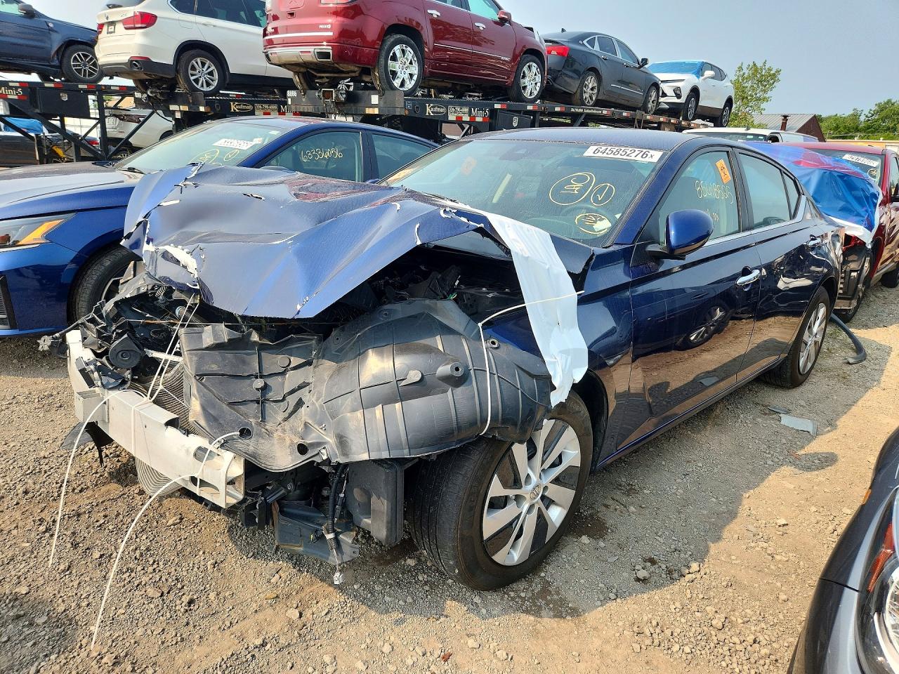 2022 Nissan Altima S Blue vin: 1N4BL4BV1NN397654