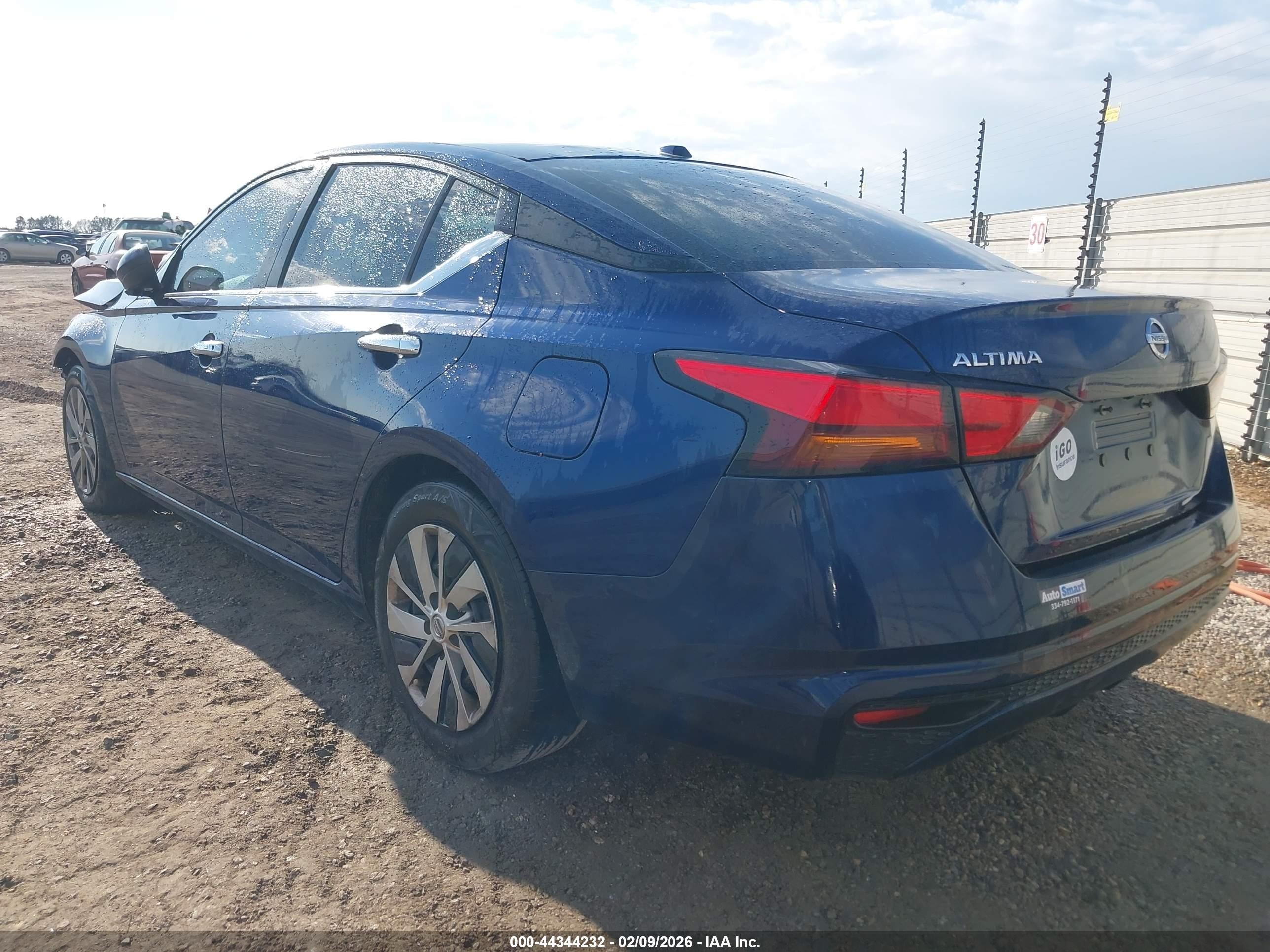 2020 Nissan Altima S Fwd Blue vin: 1N4BL4BV2LC181076