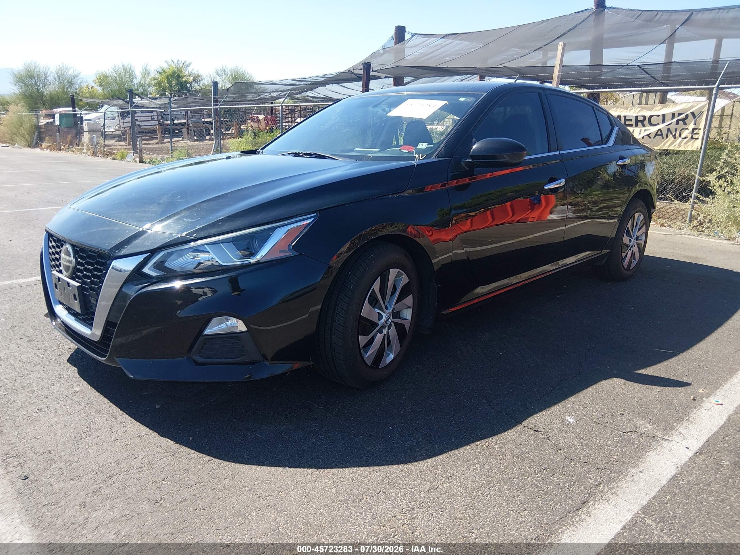 2020 Nissan Altima S Fwd Black vin: 1N4BL4BV2LN312706