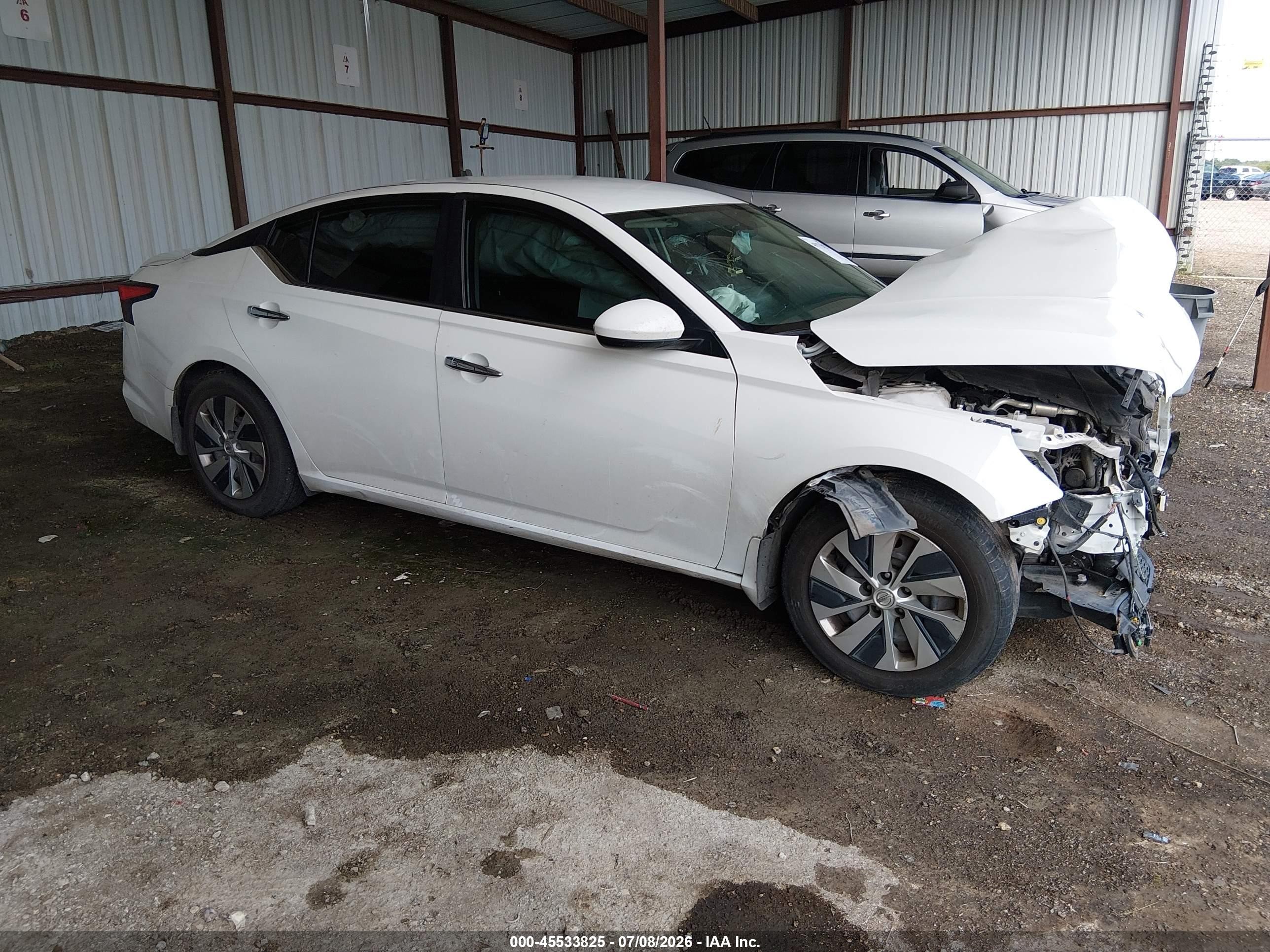 2019 Nissan Altima 2.5 S White vin: 1N4BL4BV3KC248265