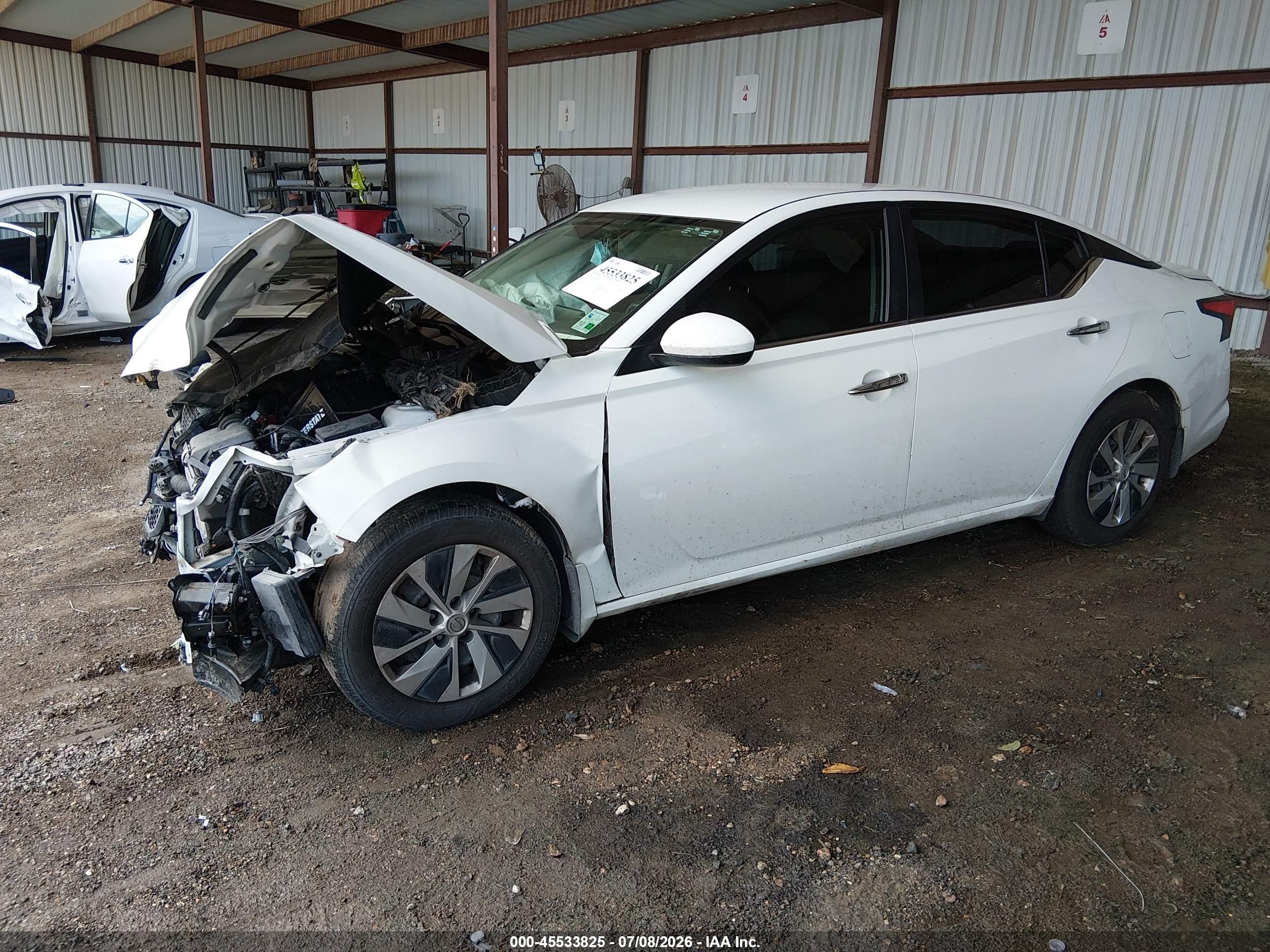 2019 Nissan Altima 2.5 S White vin: 1N4BL4BV3KC248265
