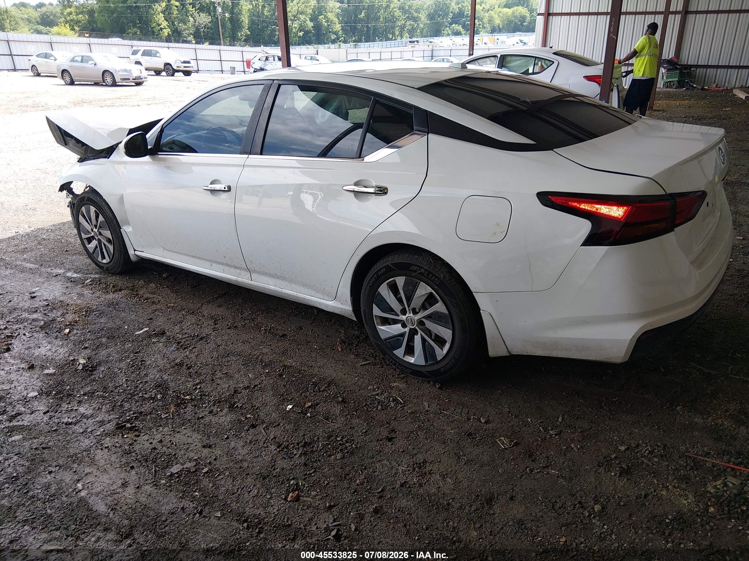 2019 Nissan Altima 2.5 S White vin: 1N4BL4BV3KC248265