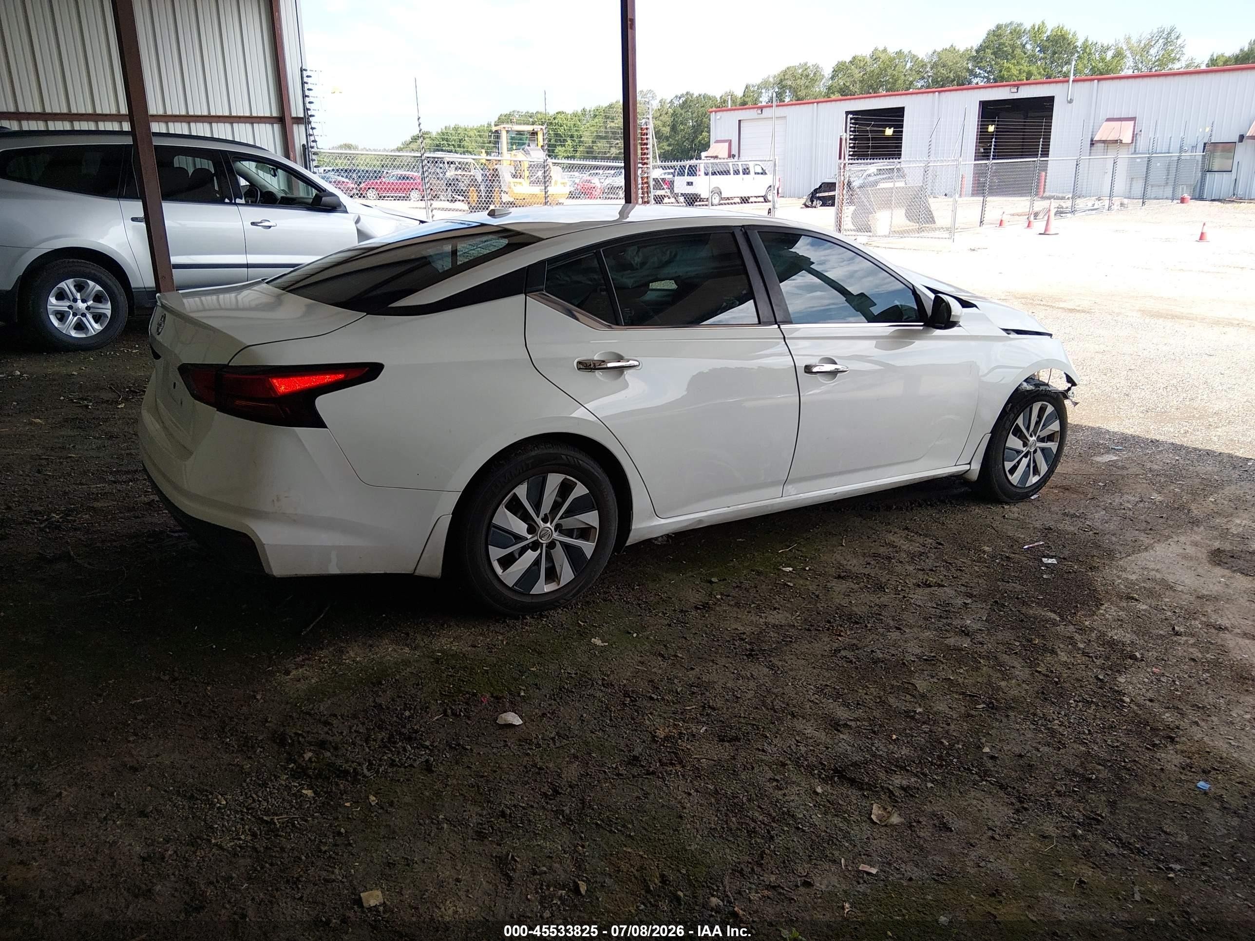 2019 Nissan Altima 2.5 S White vin: 1N4BL4BV3KC248265